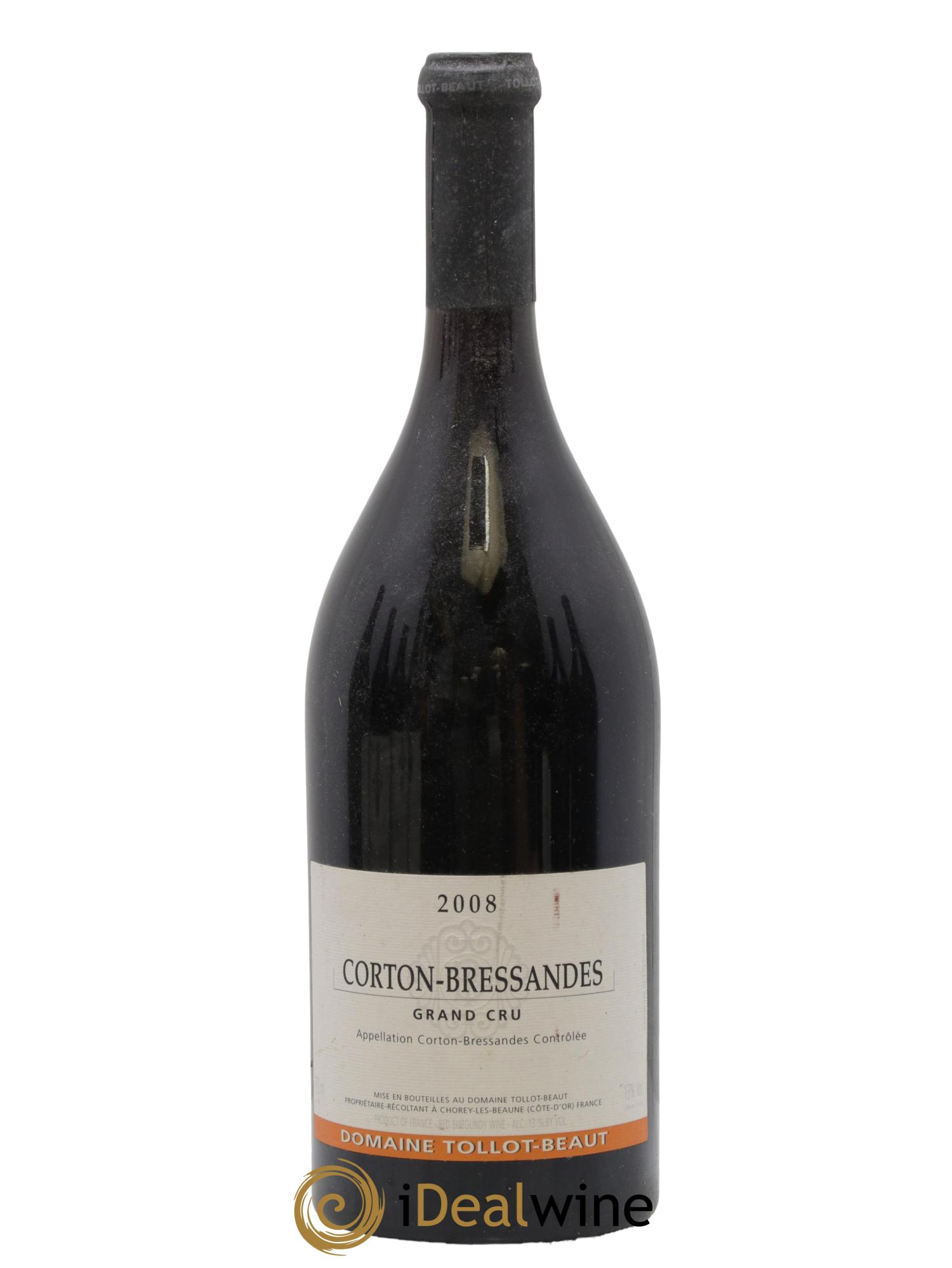 Corton-Bressandes Grand Cru Tollot Beaut (Domaine) 2008 - Lot de 1 bouteille - 0