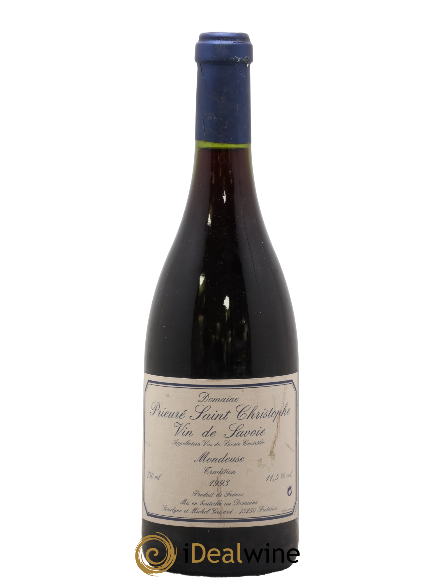 Vin de Savoie Mondeuse Tradition Prieuré Saint Christophe (Domaine) 1993 - Lot de 1 bouteille - 0