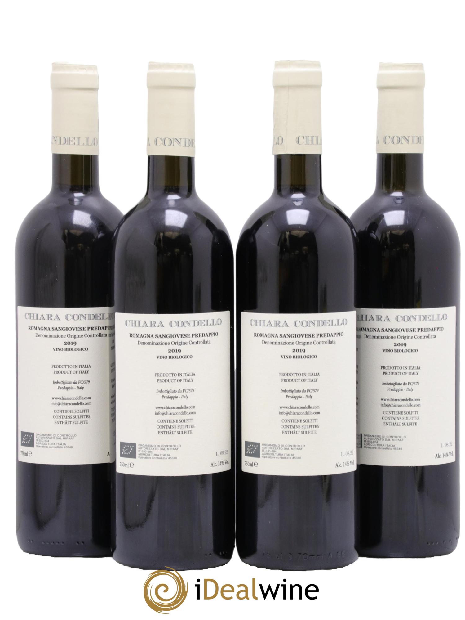 Sangiovese di Romagna Predappio DOC Chiara Condello 2019 - Posten von 4 Flaschen - 1