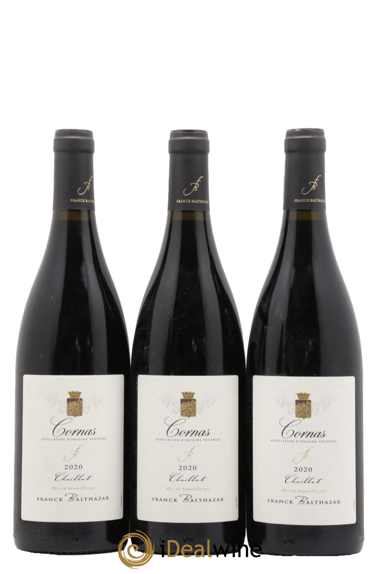 Cornas Chaillot Franck Balthazar (Domaine) 2020 - Lot de 3 bouteilles - 0