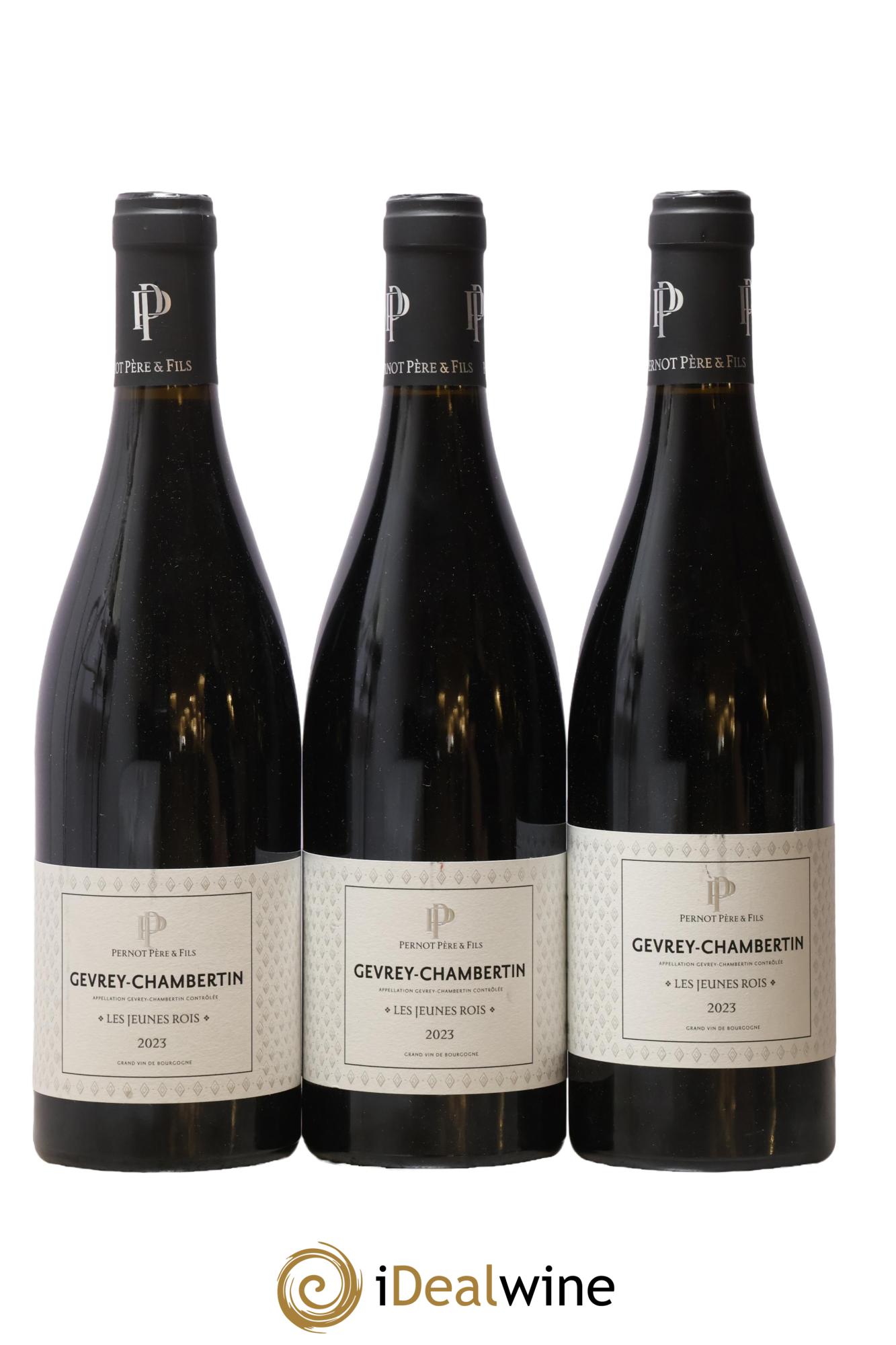 Gevrey-Chambertin Les Jeunes Rois Pascal Pernot 2023 - Posten von 3 Flaschen - 0