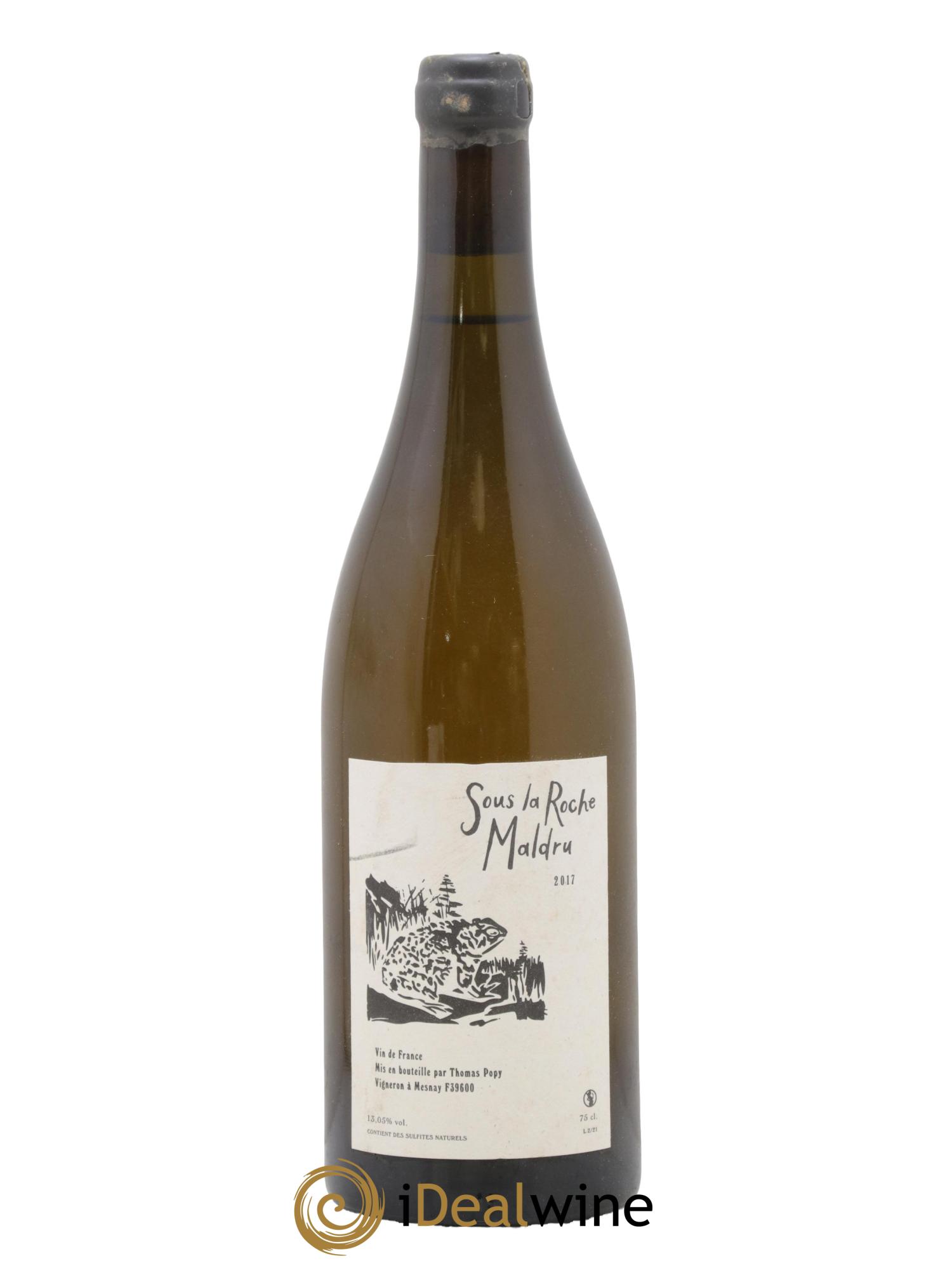 Vin de France Savagnin Sous la Roche Maldru Thomas Popy 2017 - Lot of 1 bottle - 0