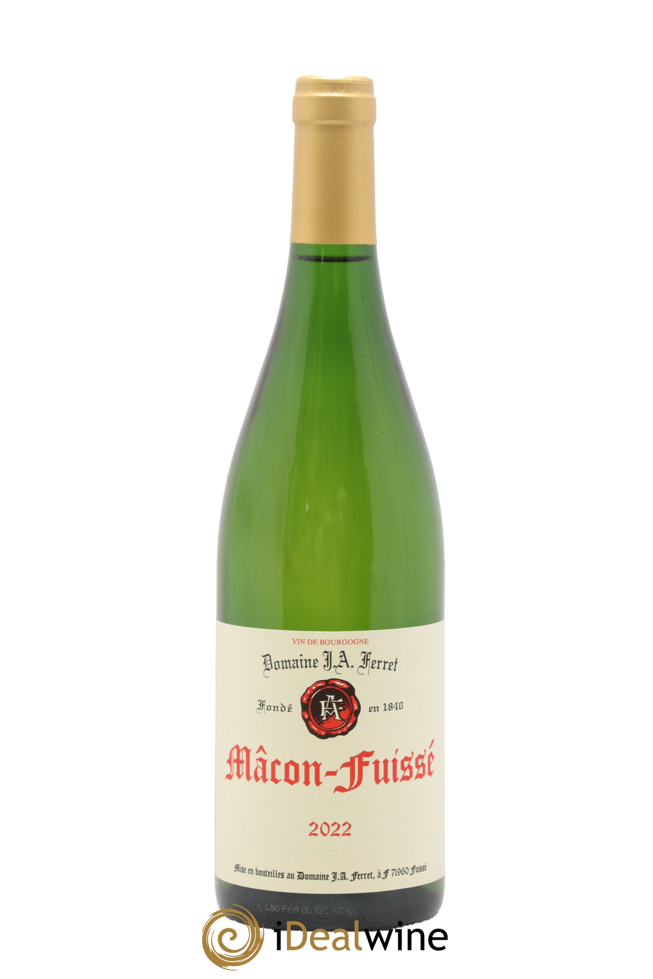 Mâcon-Fuissé J.A. Ferret (Domaine) 2022 - Lot de 1 bouteille - 0