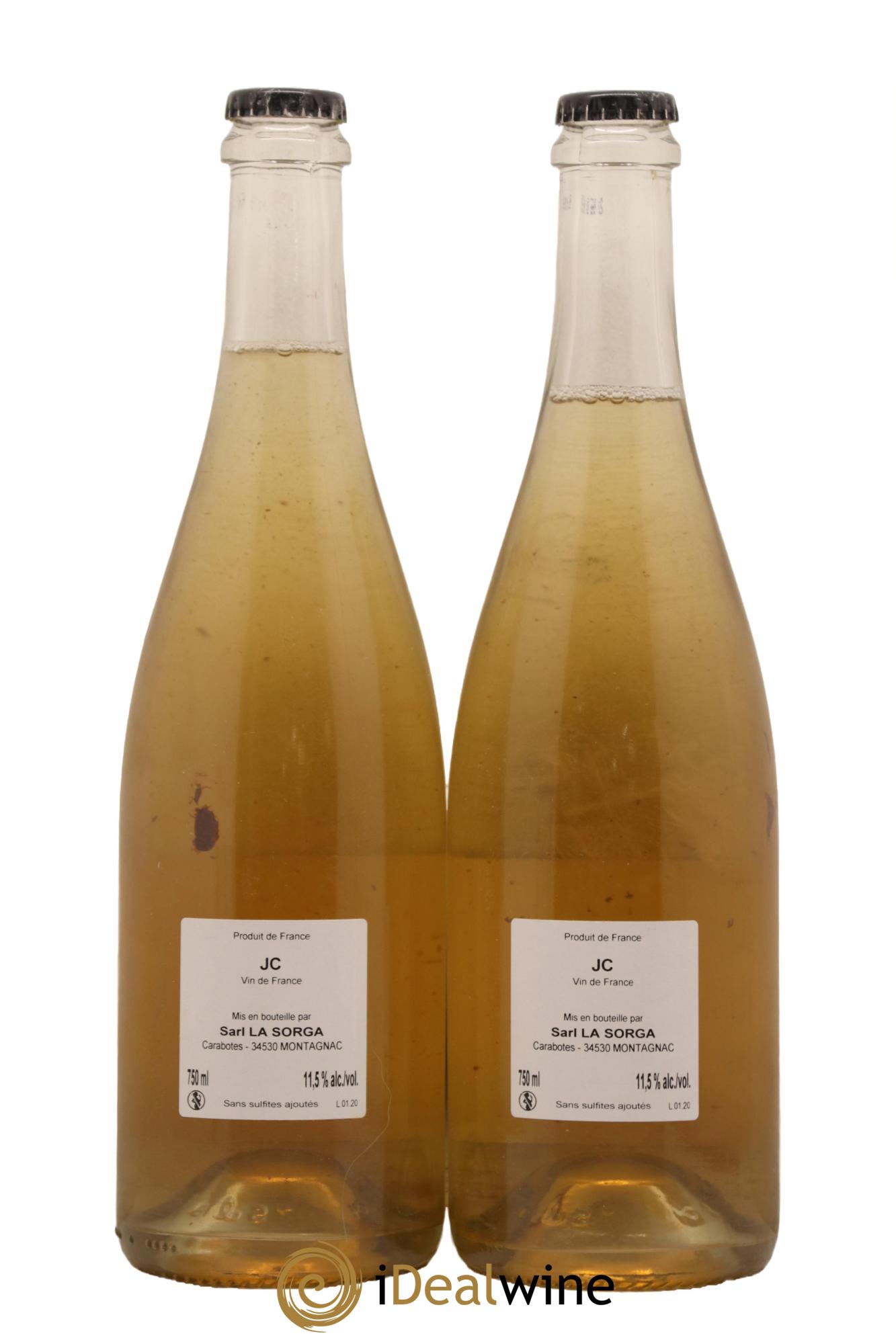 Vin de France JC La Sorga Anthony Tortul 2020 - Lot de 2 bouteilles - 1