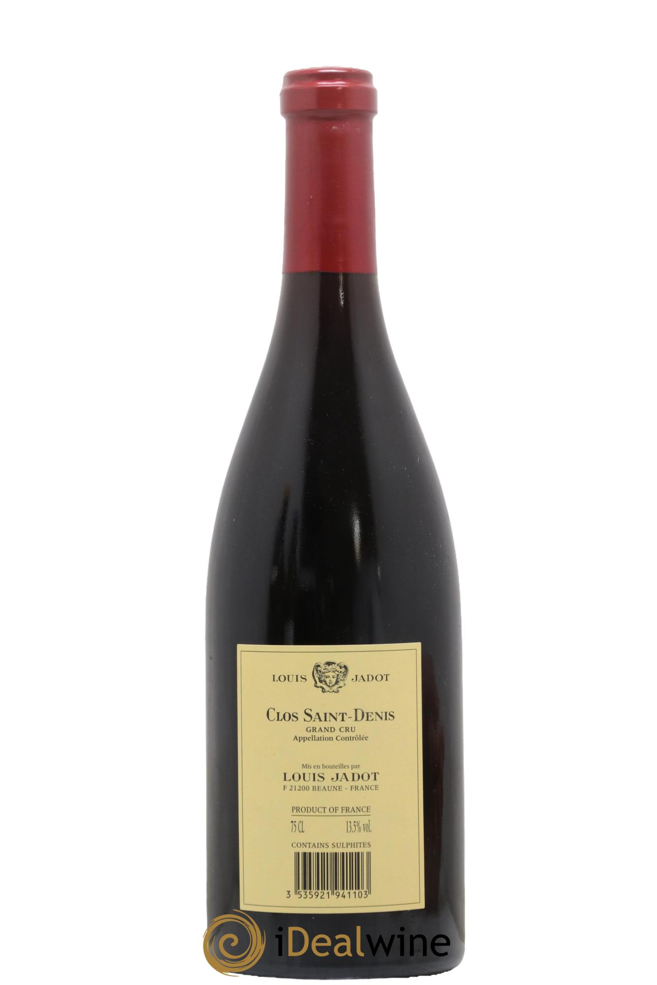 Clos Saint-Denis Grand Cru Domaine Gagey - Louis Jadot 2011 - Lot de 1 bouteille - 1