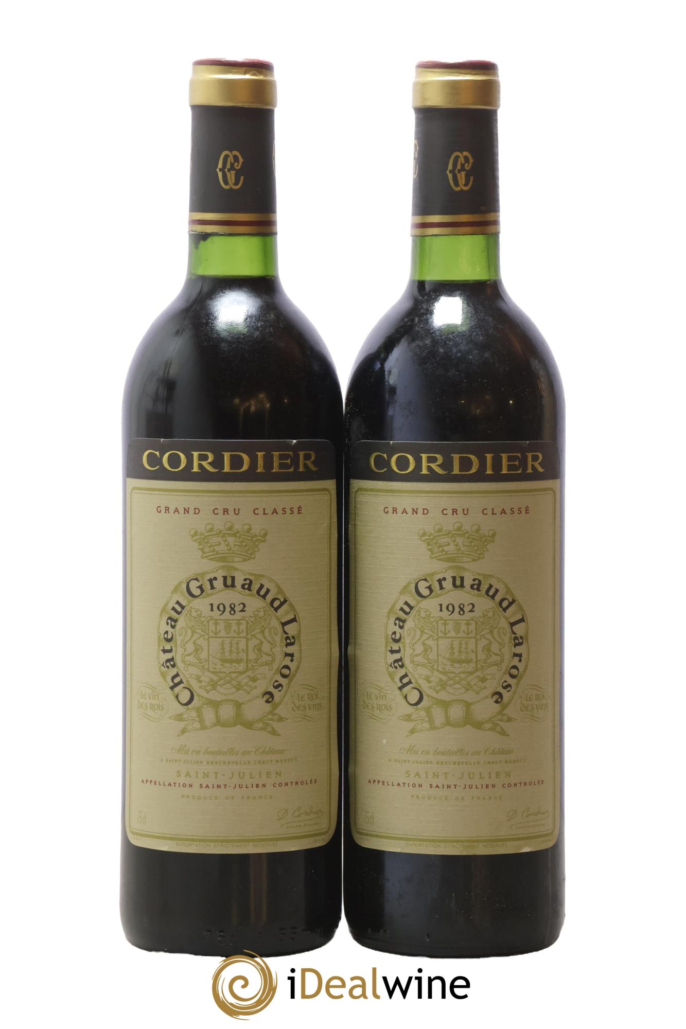 Château Gruaud Larose 2ème Grand Cru Classé 1982 - Lot de 2 bouteilles - 0