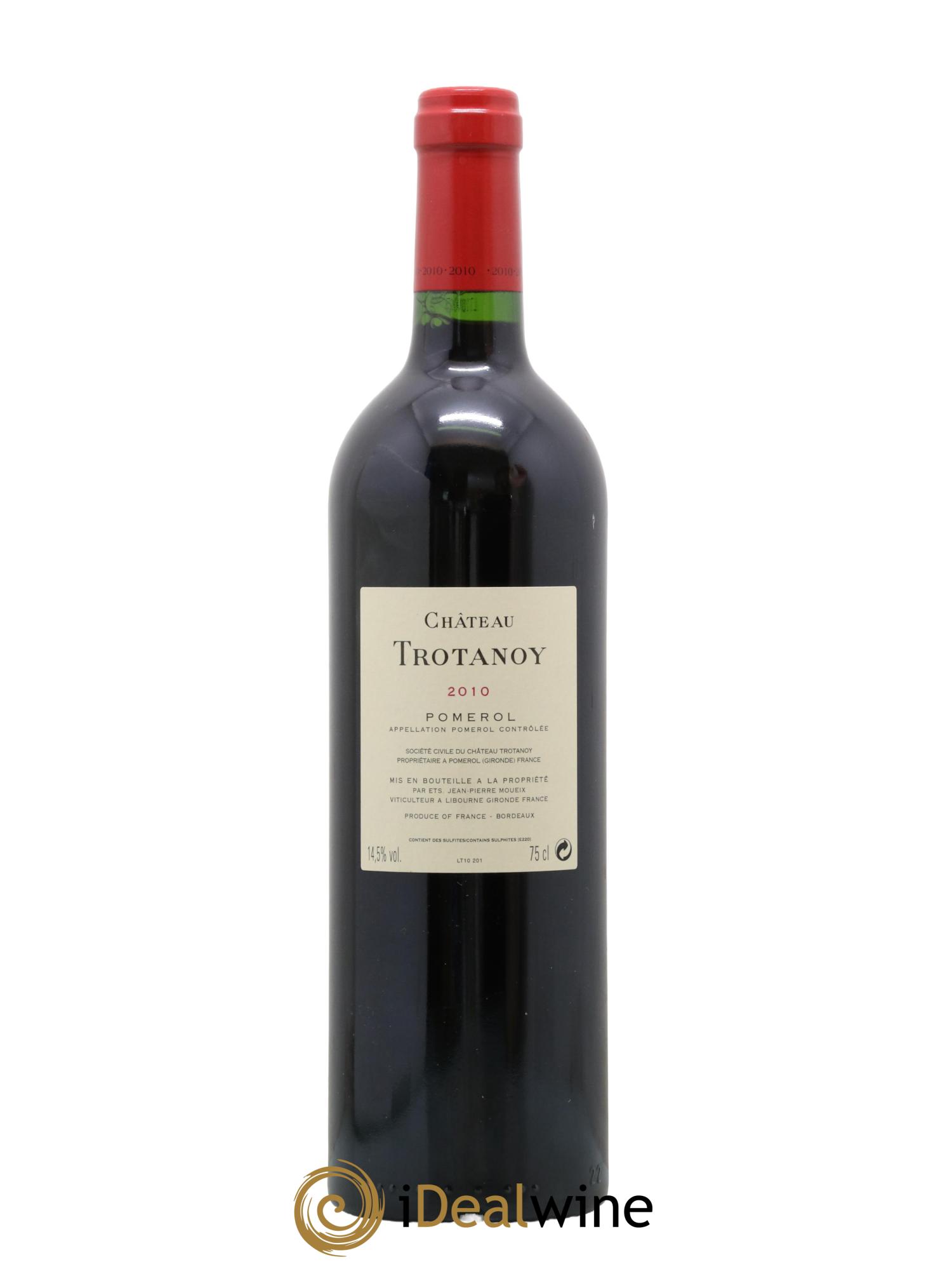 Château Trotanoy 2010 - Lot de 1 bouteille - 1