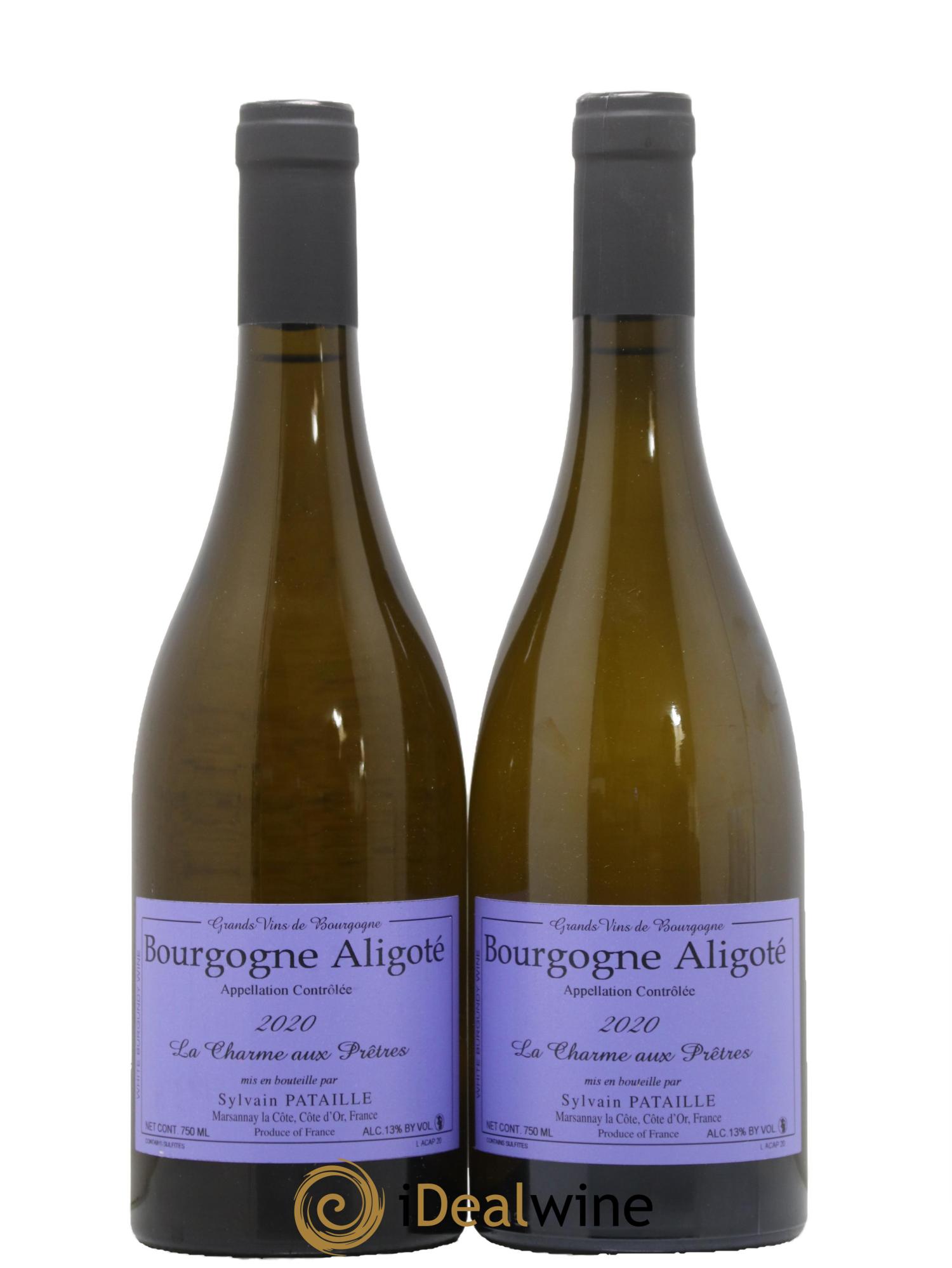 Bourgogne Aligoté La Charme aux Prêtres Sylvain Pataille (Domaine) 2020 - Lot de 2 bouteilles - 0