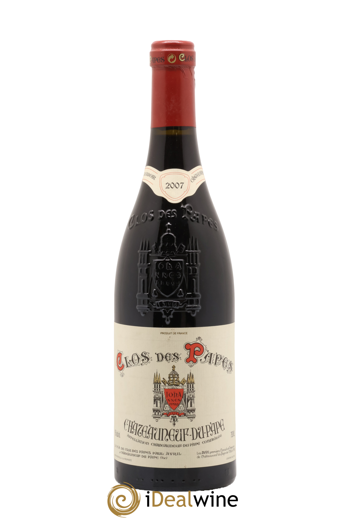 Châteauneuf-du-Pape Clos des Papes - Paul Avril 2007 - Lot de 1 bouteille - 0
