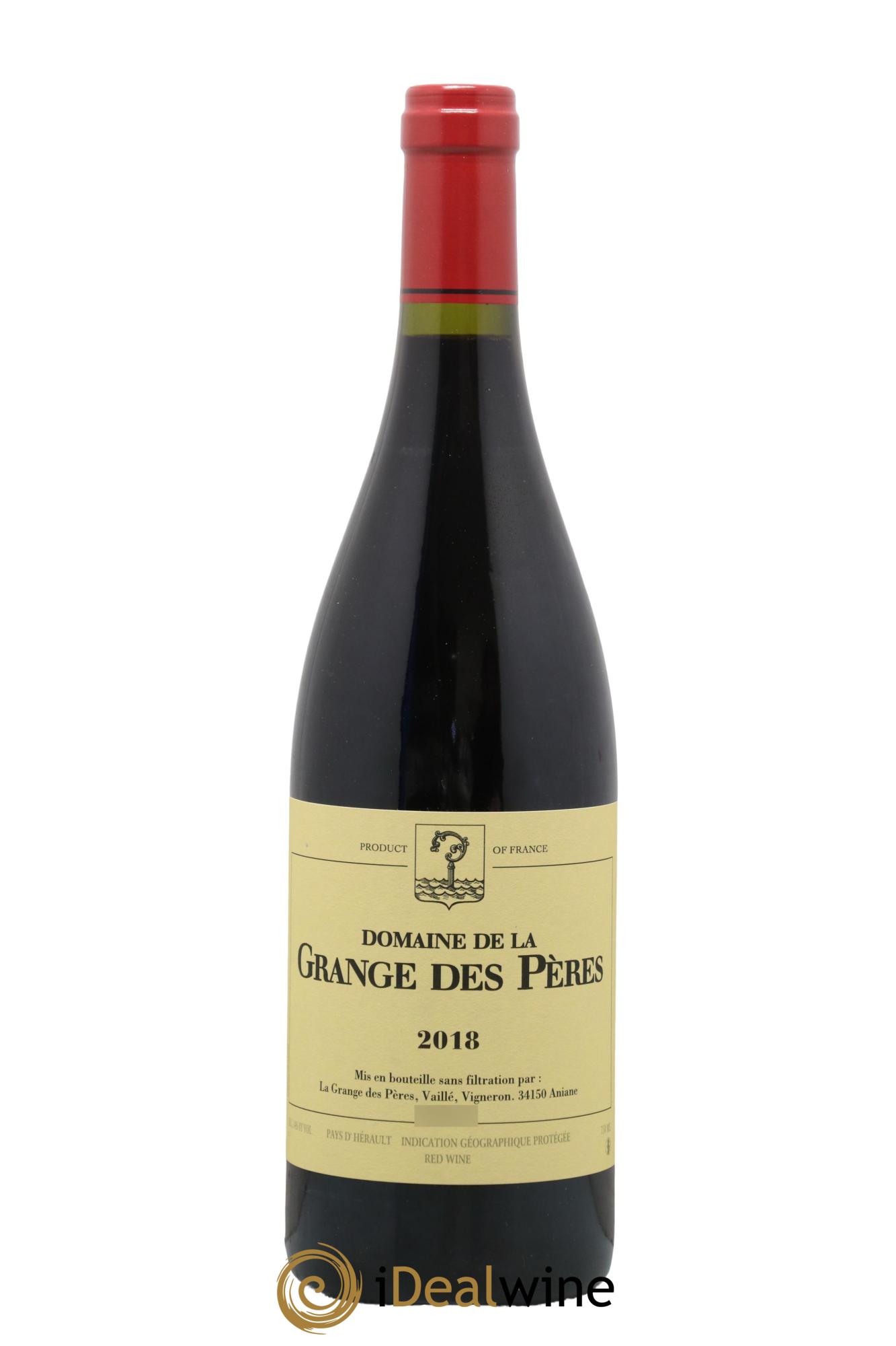 Pays d'Hérault Grange des Pères Laurent Vaillé 2018 - Lot de 1 bouteille - 0