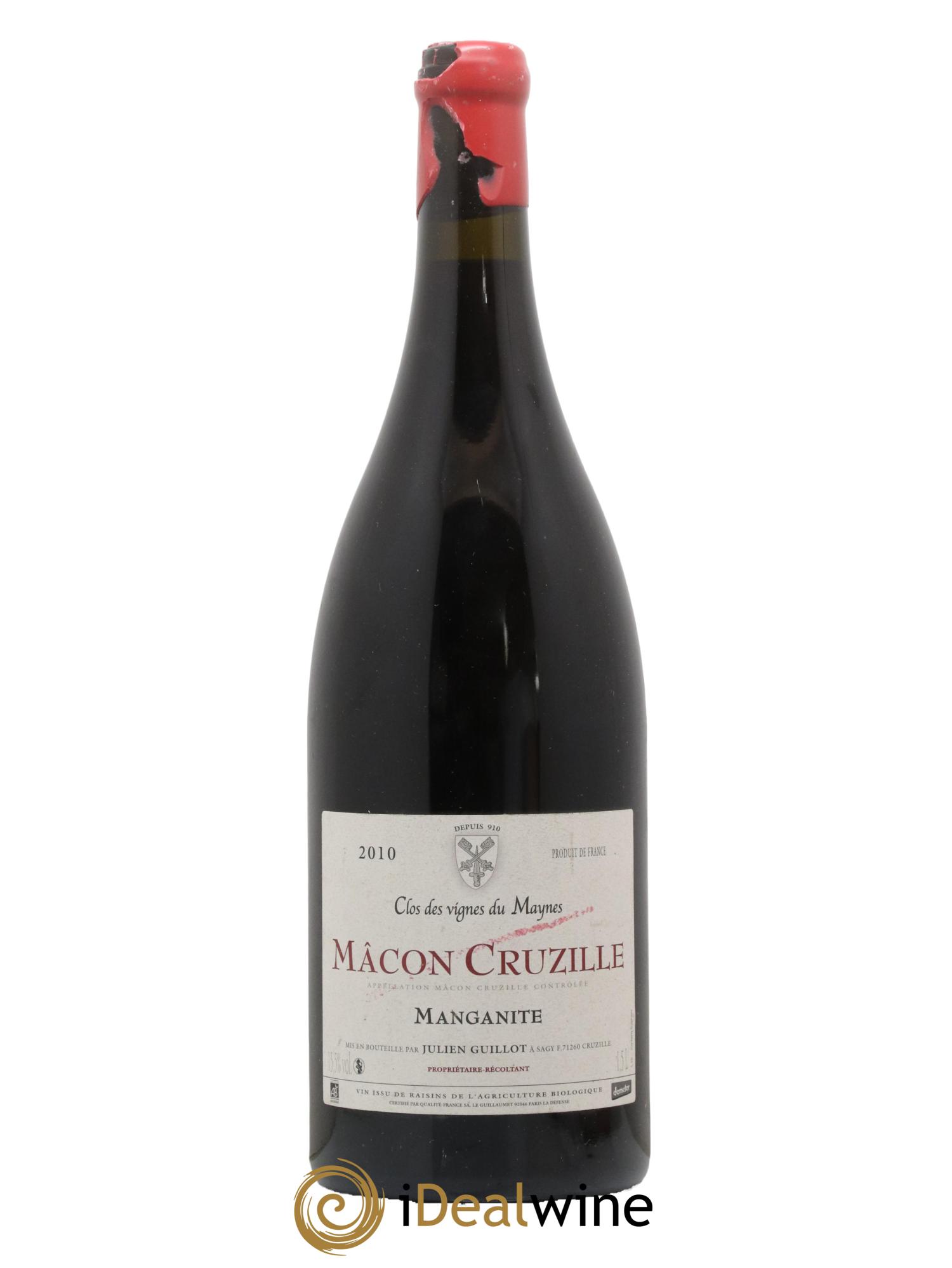 Mâcon-Cruzille Manganite Les Vignes du Maynes 2010 - Lot de 1 magnum - 0