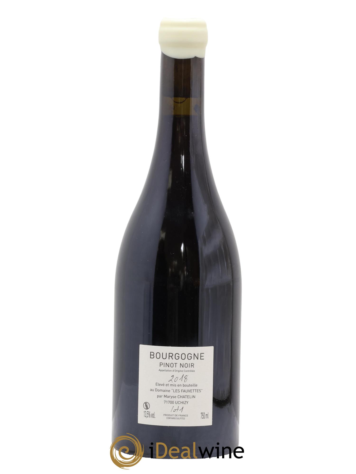 Bourgogne De L'Aube À L'Aube Les Fauvettes (Domaine) 2018 - Lot de 1 bouteille - 1