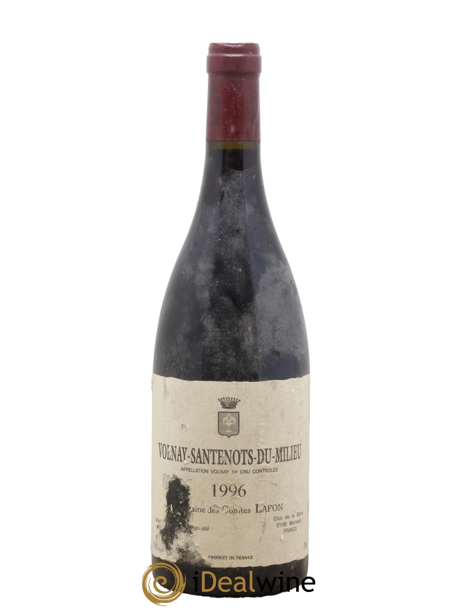 Volnay 1er Cru Santenots du Milieu Comtes Lafon (Domaine des) 1996 - Lotto di 1 bottiglia - 0