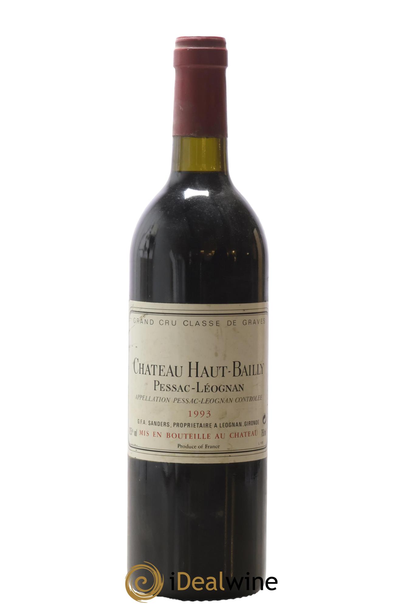 Château Haut-Bailly Cru Classé de Graves 1993 - Posten von 1 Flasche - 0