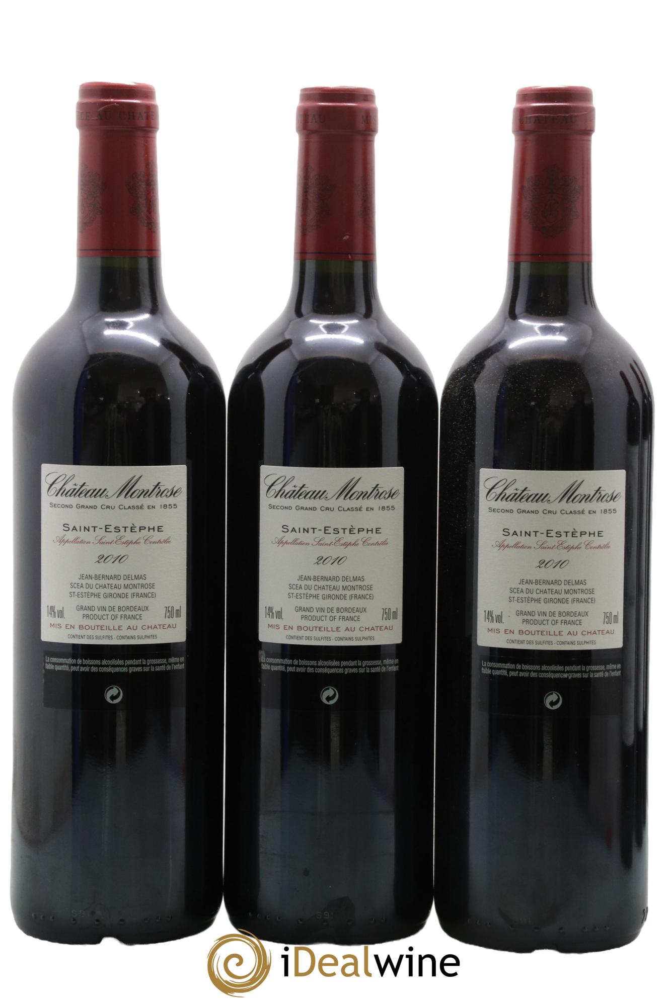 Château Montrose 2ème Grand Cru Classé 2010 - Lot of 6 bottles - 2