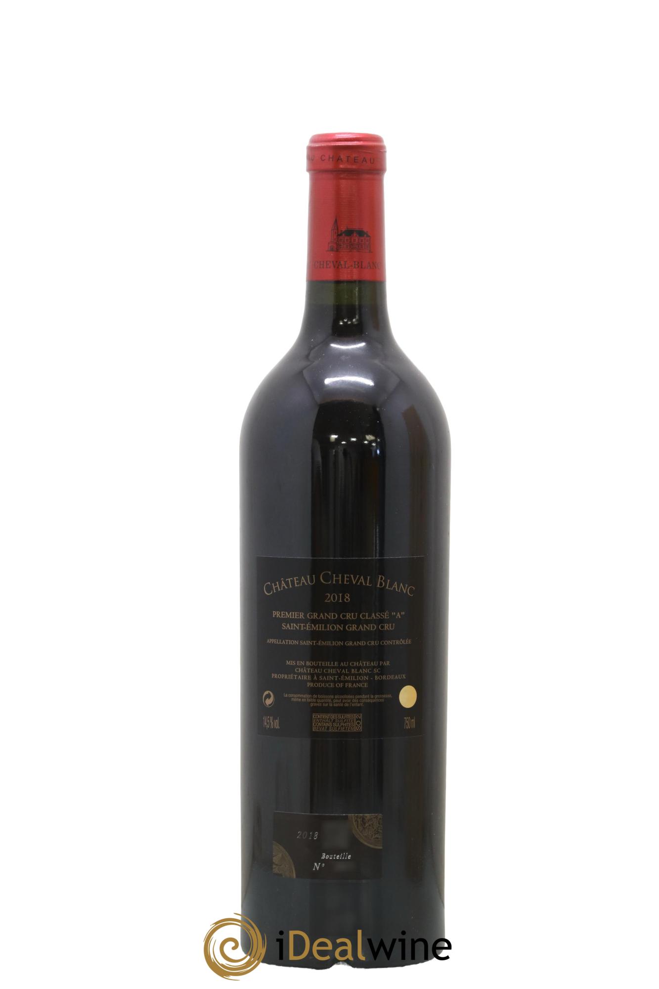 Château Cheval Blanc 1er Grand Cru Classé A 2018 - Lot de 1 bouteille - 2
