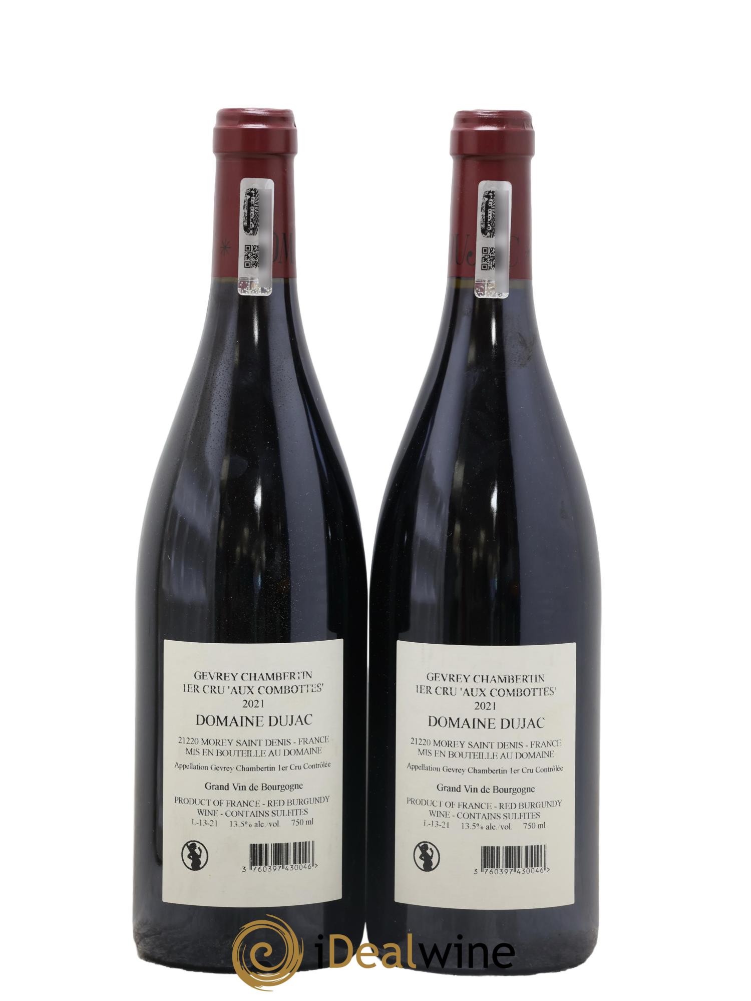 Gevrey-Chambertin 1er Cru Aux Combottes Dujac (Domaine) 2021 - Lot de 2 bouteilles - 1