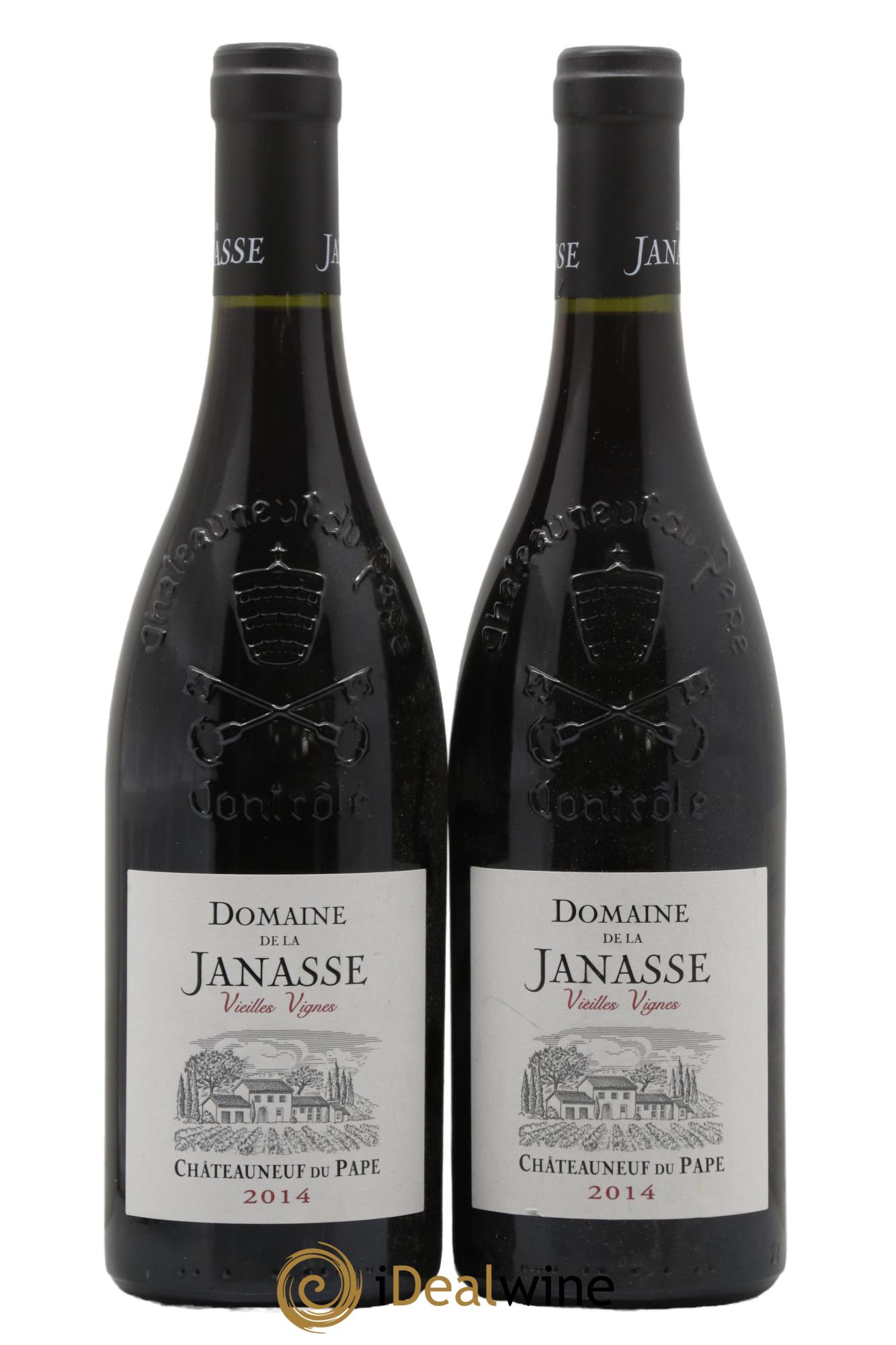 Châteauneuf-du-Pape Cuvée Vieilles Vignes La Janasse (Domaine de) 2014 - Posten von 2 Flaschen - 0