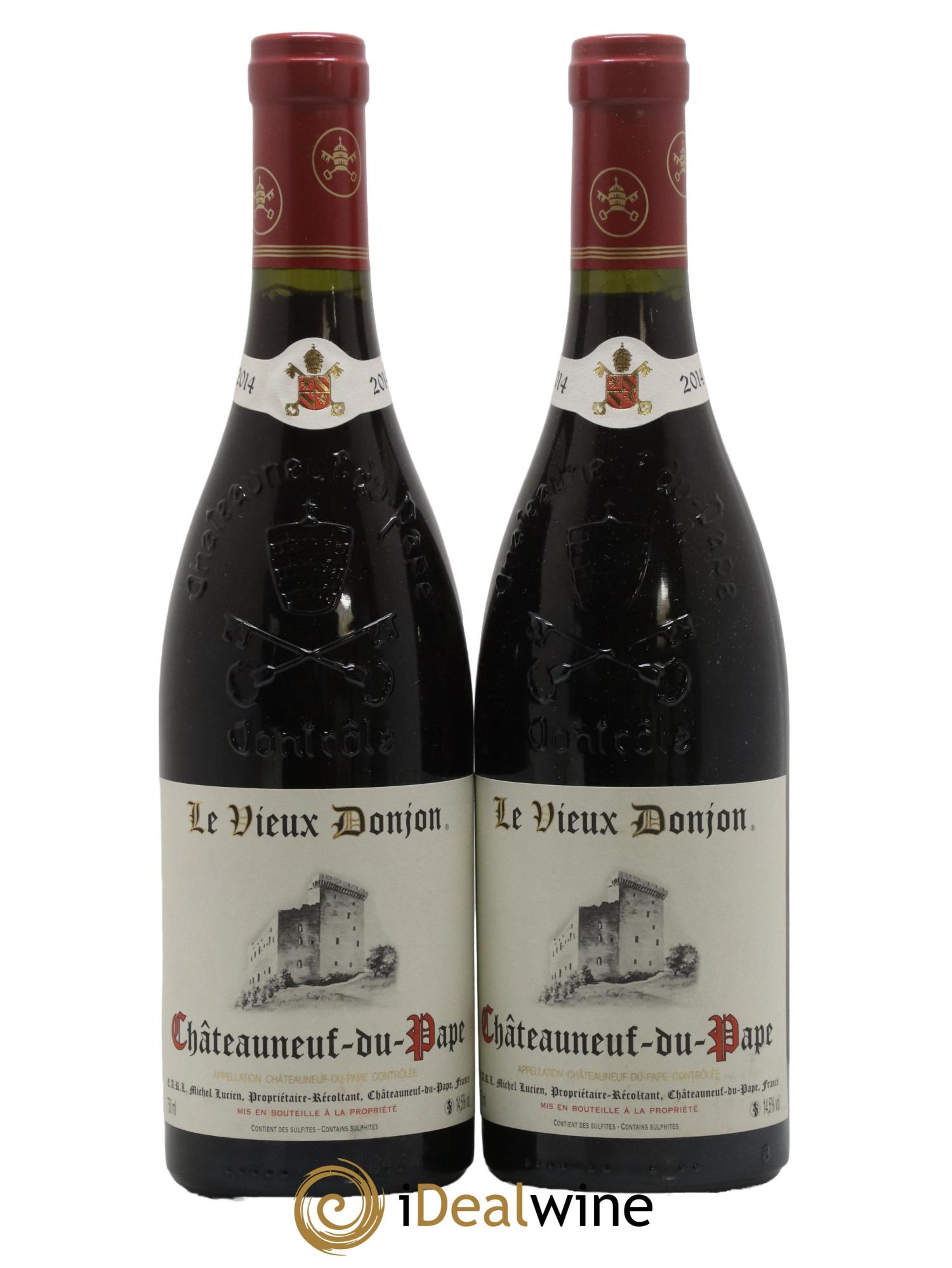 Châteauneuf-du-Pape Le Vieux Donjon Michel Lucien 2014 - Lot de 2 bouteilles - 0