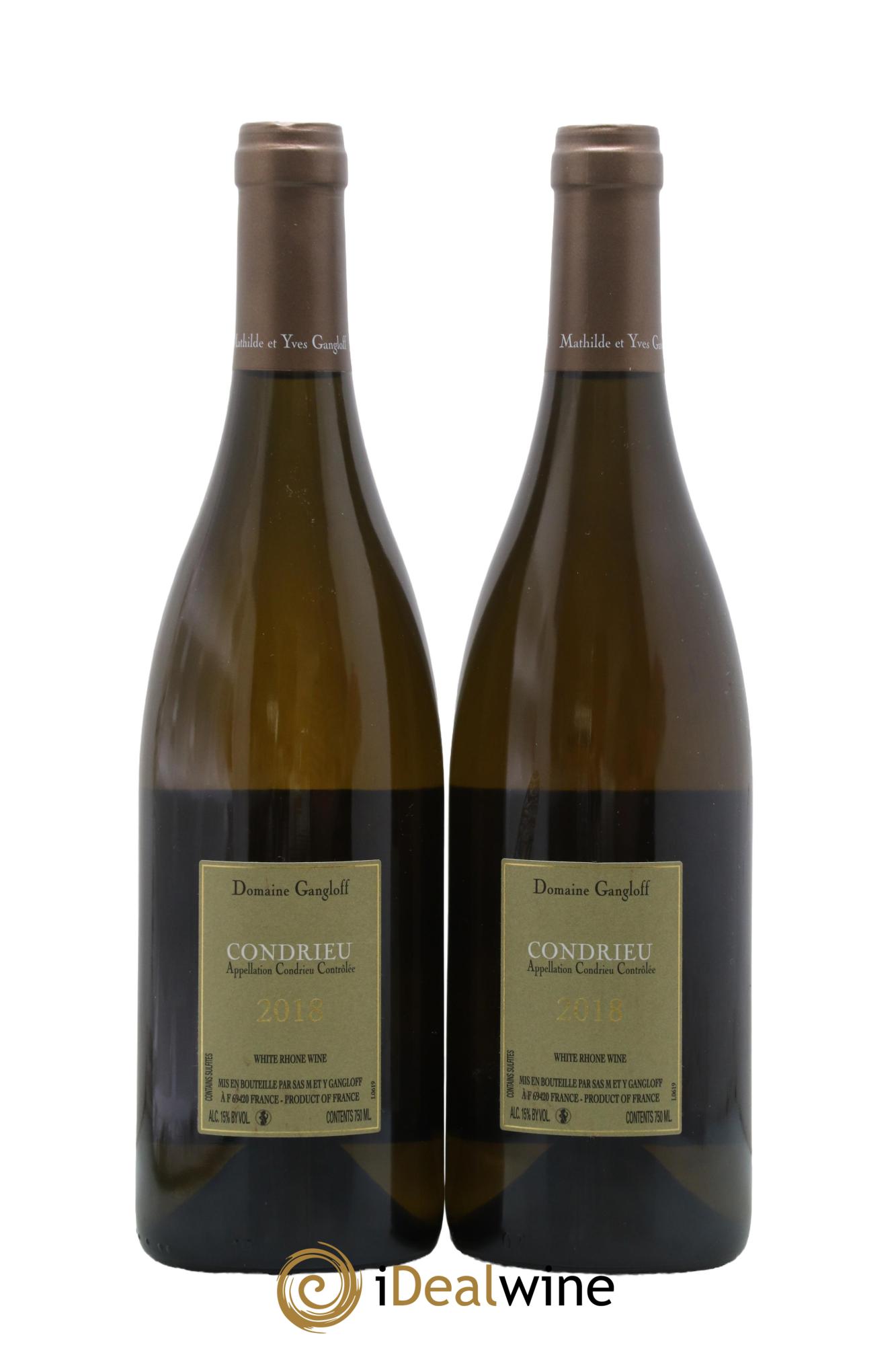 Condrieu Domaine Gangloff (Domaine) 2018 - Lot de 2 bouteilles - 1