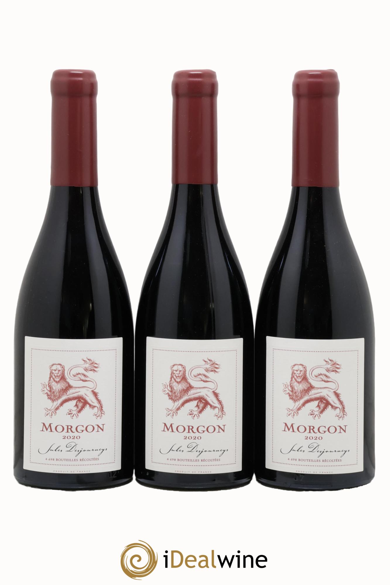 Morgon Jules Desjourneys 2020 - Lot of 3 bottles - 0