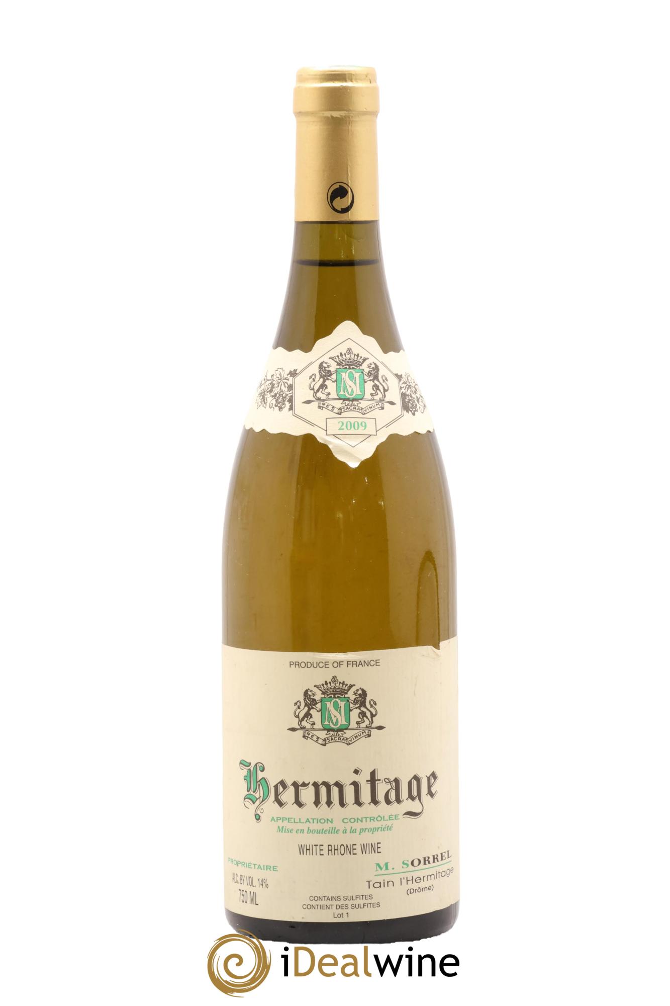 Hermitage Marc Sorrel 2009 - Lot de 1 bouteille - 0