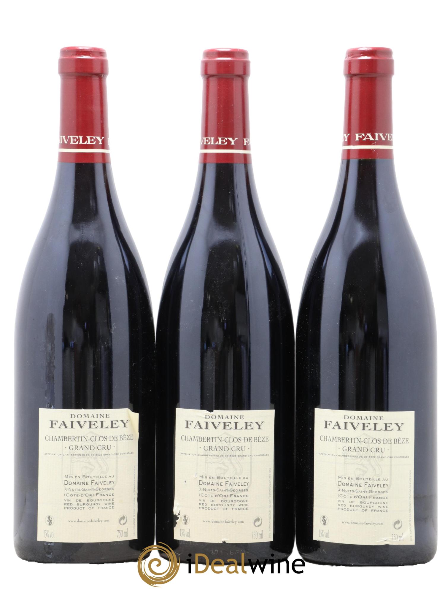 Chambertin Clos de Bèze Grand Cru Faiveley 2011 - Lot de 3 bouteilles - 1