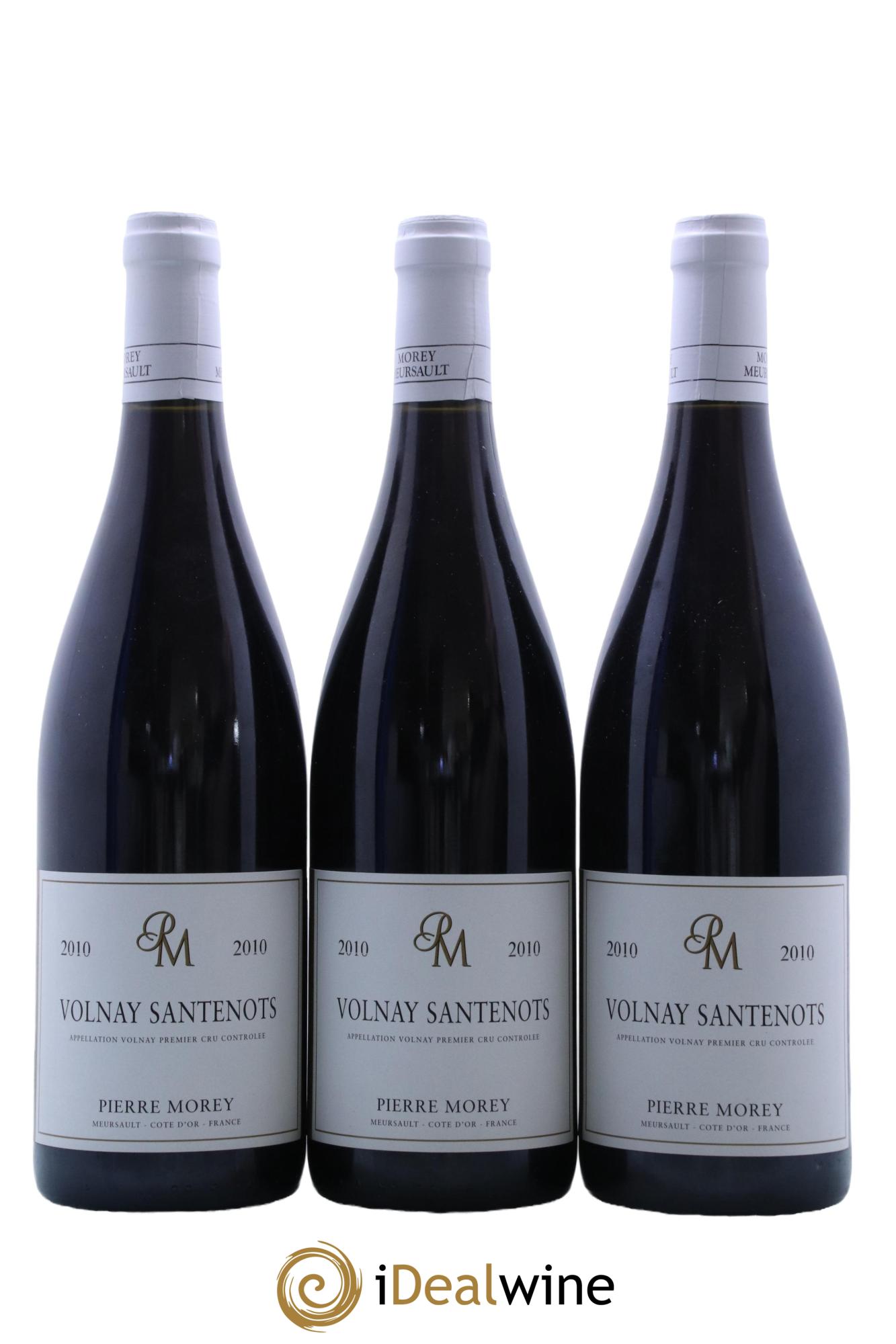Volnay 1er Cru Les Santenots Pierre Morey (Domaine) 2010 - Lot de 3 bouteilles - 0