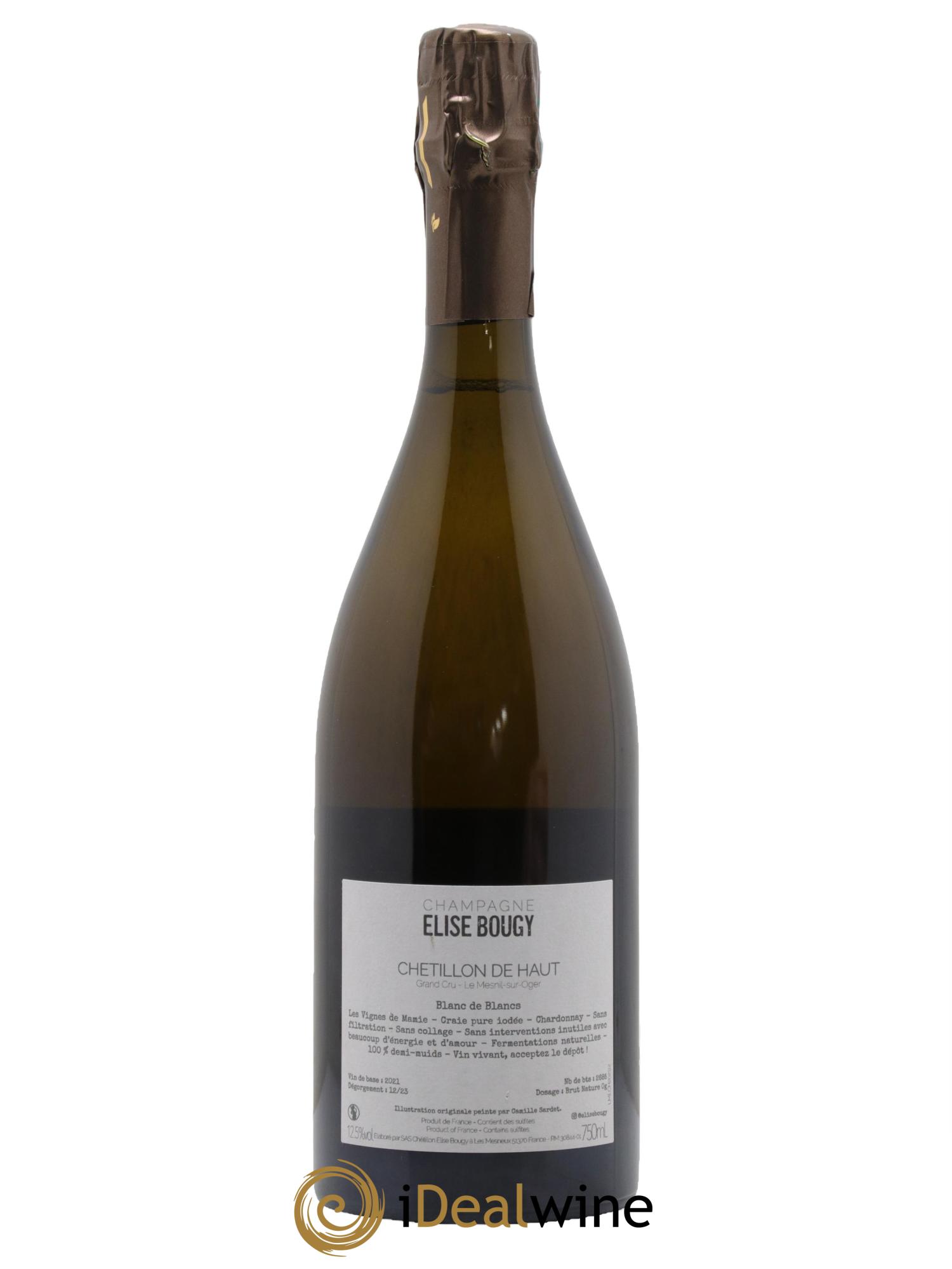 Chétillon de Haut Le Mesnil sur Oger Elise Bougy - Lot de 1 bouteille - 1