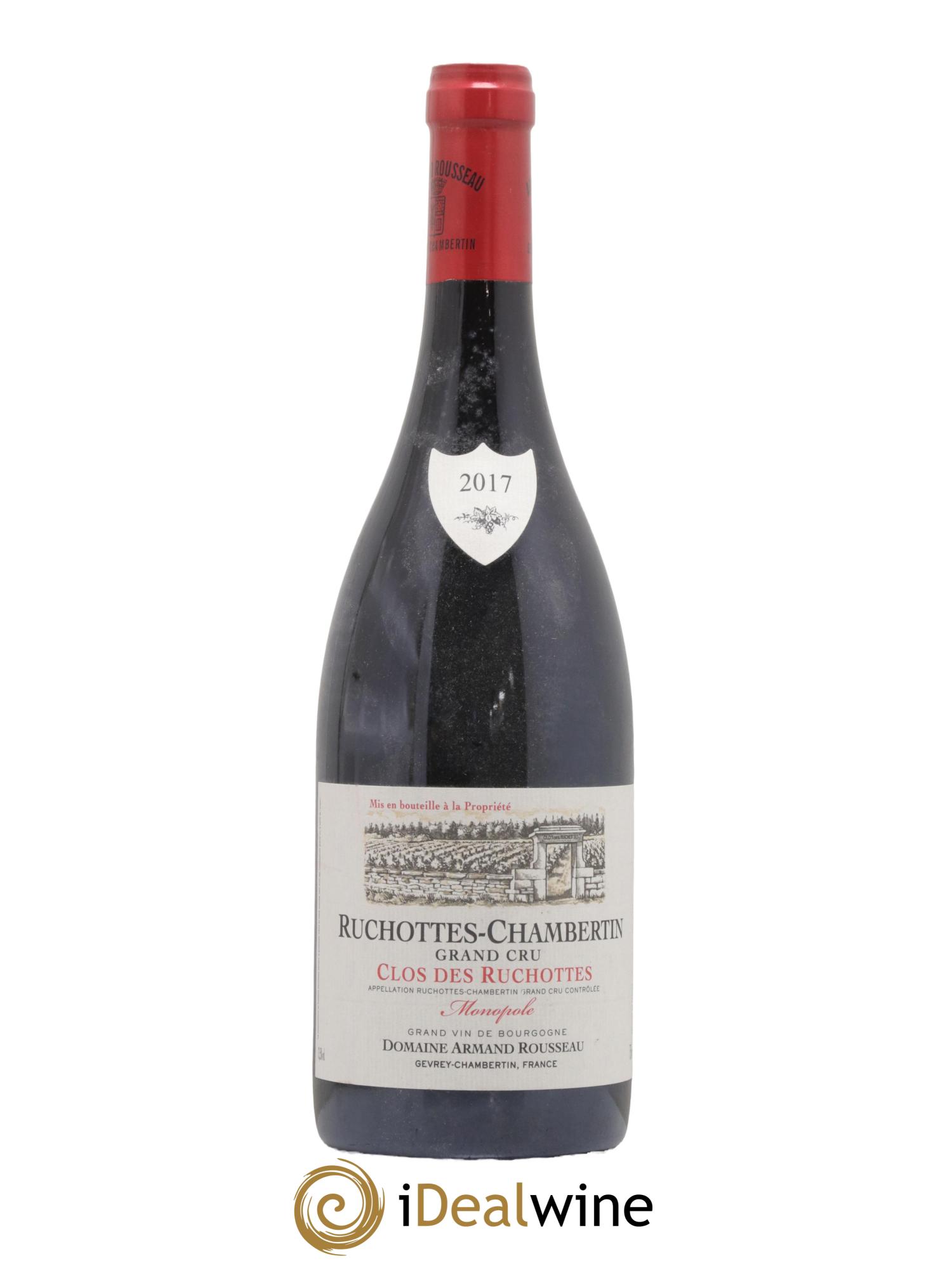Ruchottes-Chambertin Grand Cru Clos des Ruchottes Armand Rousseau (Domaine) 2017 - Posten von 1 Flasche - 0