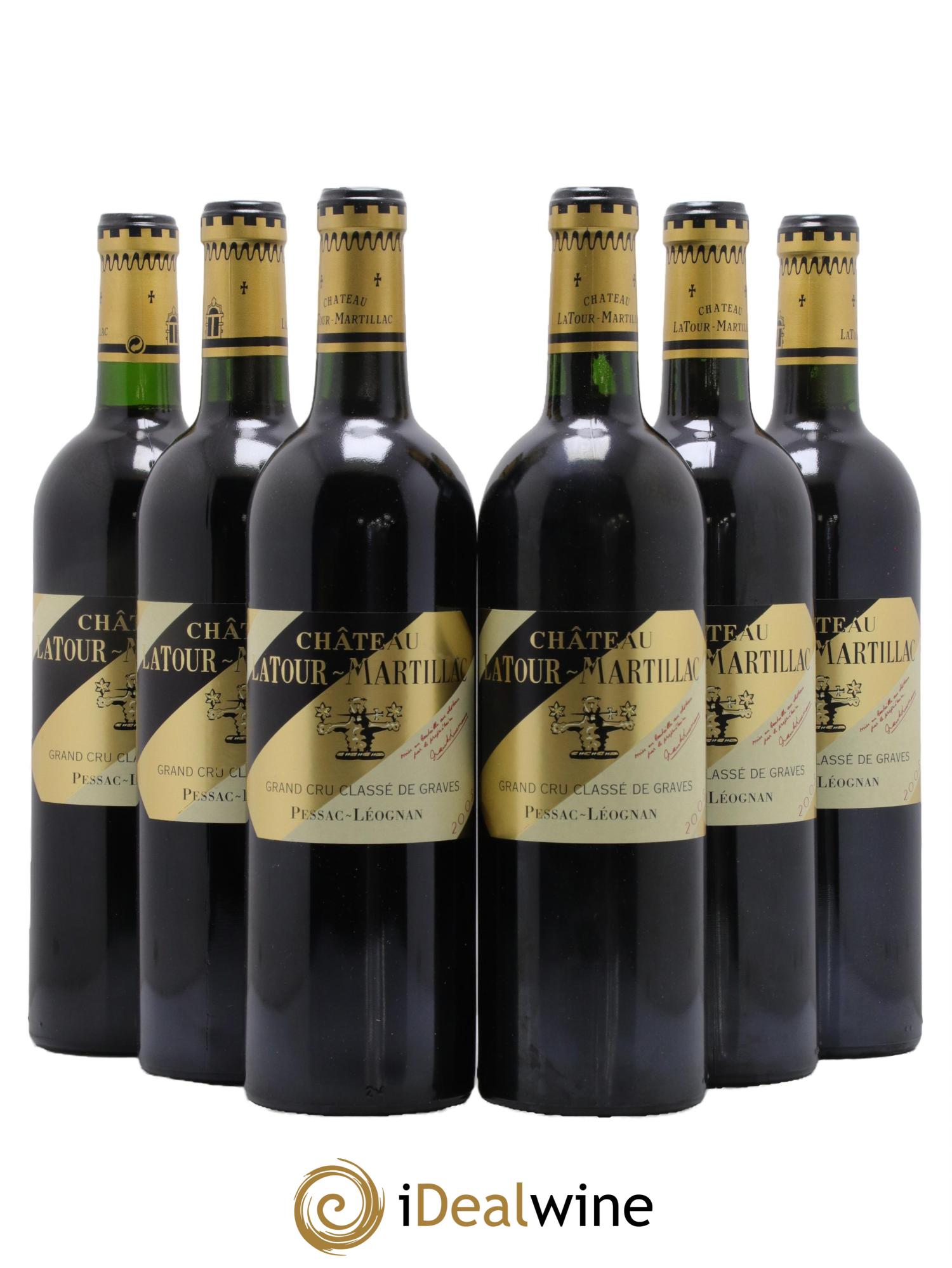 Château Latour-Martillac Cru Classé de Graves 2005 - Lot de 6 bouteilles - 0