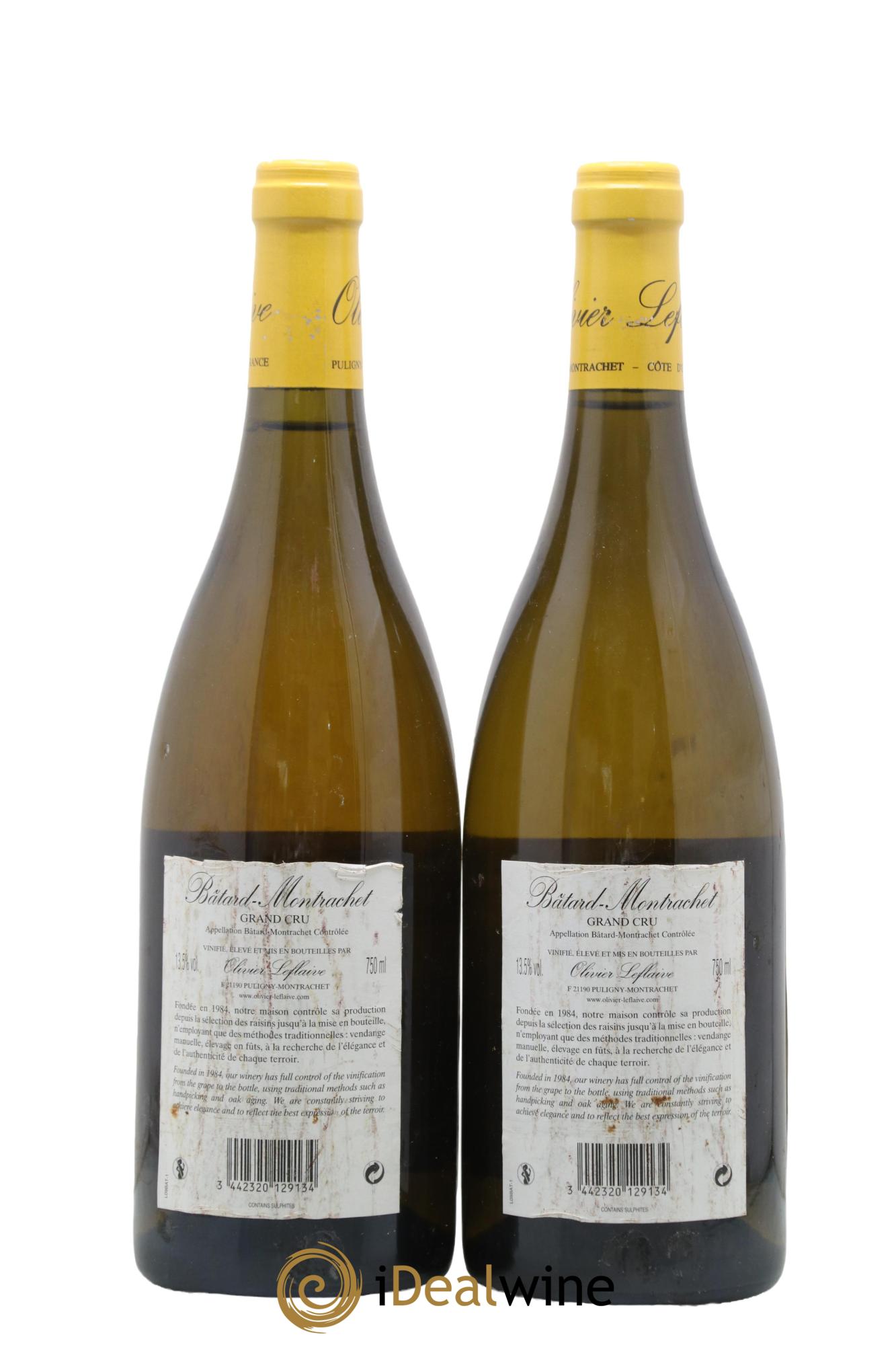 Bâtard-Montrachet Grand Cru Olivier Leflaive 2009 - Lot de 2 bouteilles - 1