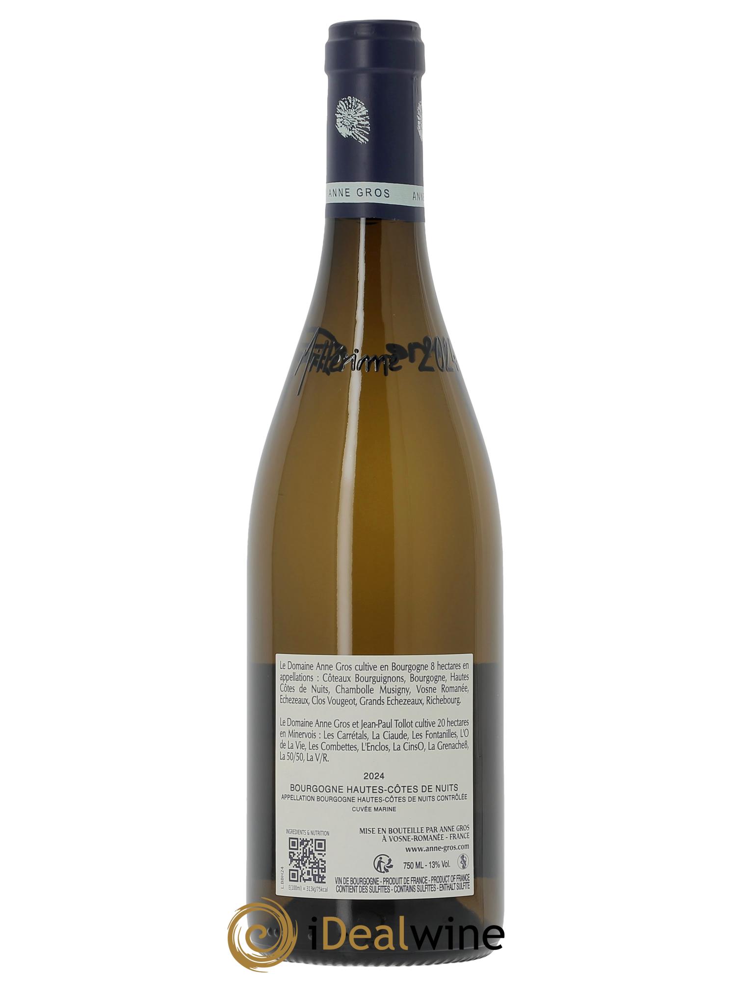 Hautes-Côtes de Nuits Cuvée Marine Anne Gros 2024 - Lotto di 1 bottiglia - 1