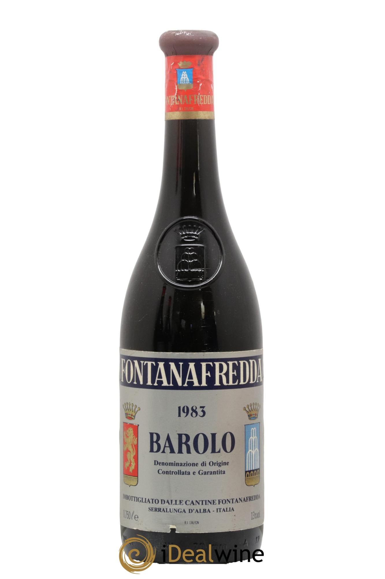 Barolo DOCG Fontanafredda 1983 - Lotto di 1 bottiglia - 0