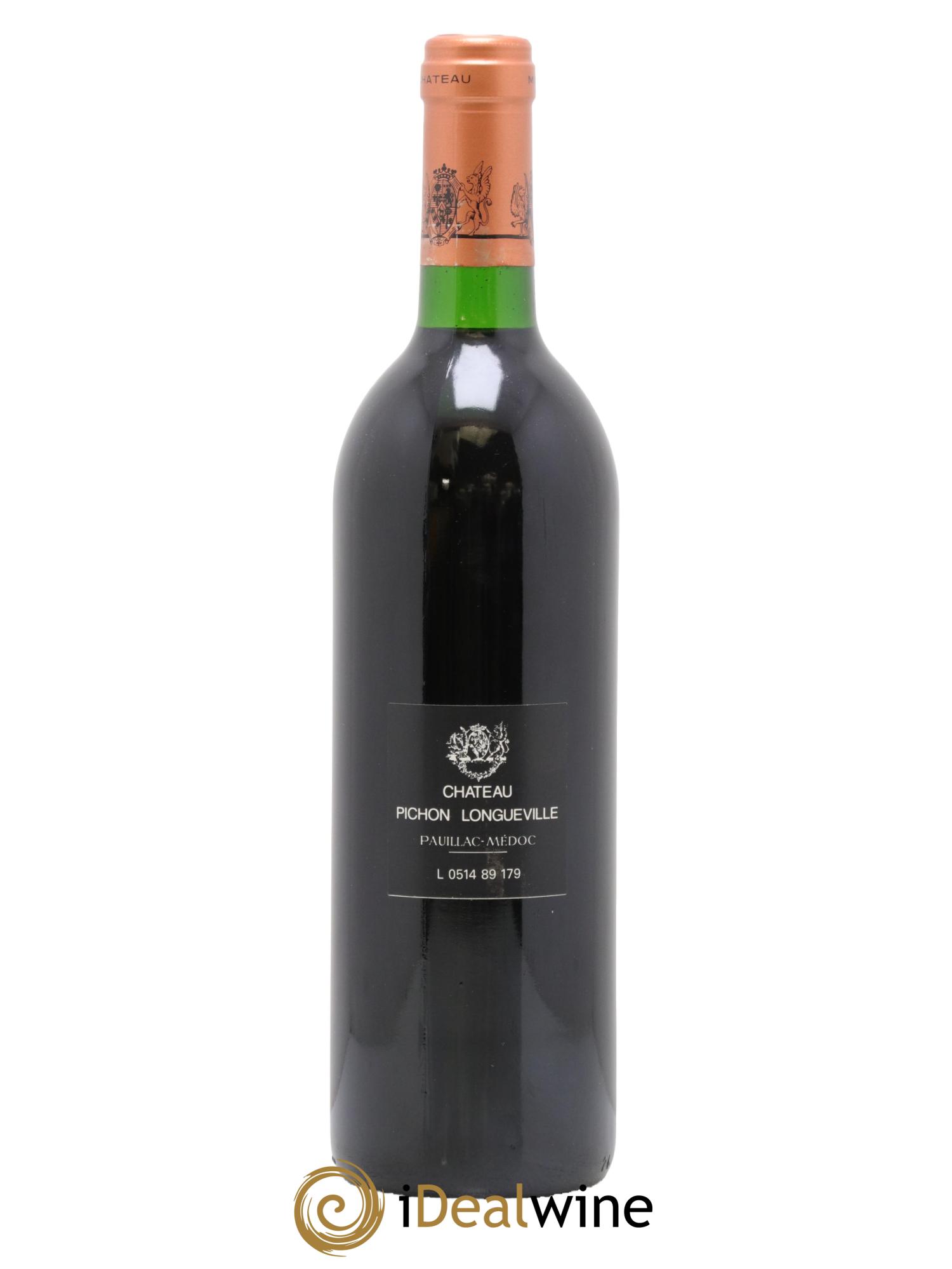 Pichon Longueville Baron 2ème Grand Cru Classé 1989 - Lotto di 1 bottiglia - 1