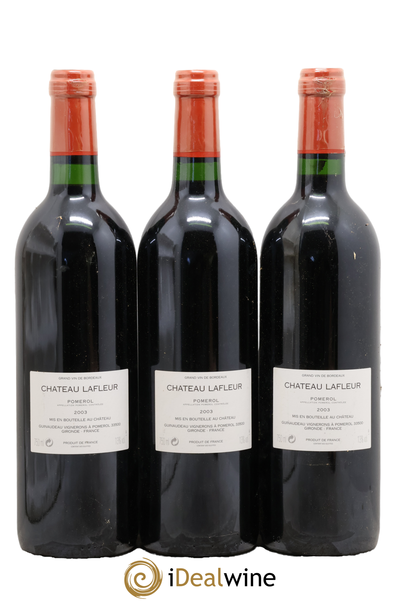 Château Lafleur 2003 - Lot de 3 bouteilles - 1