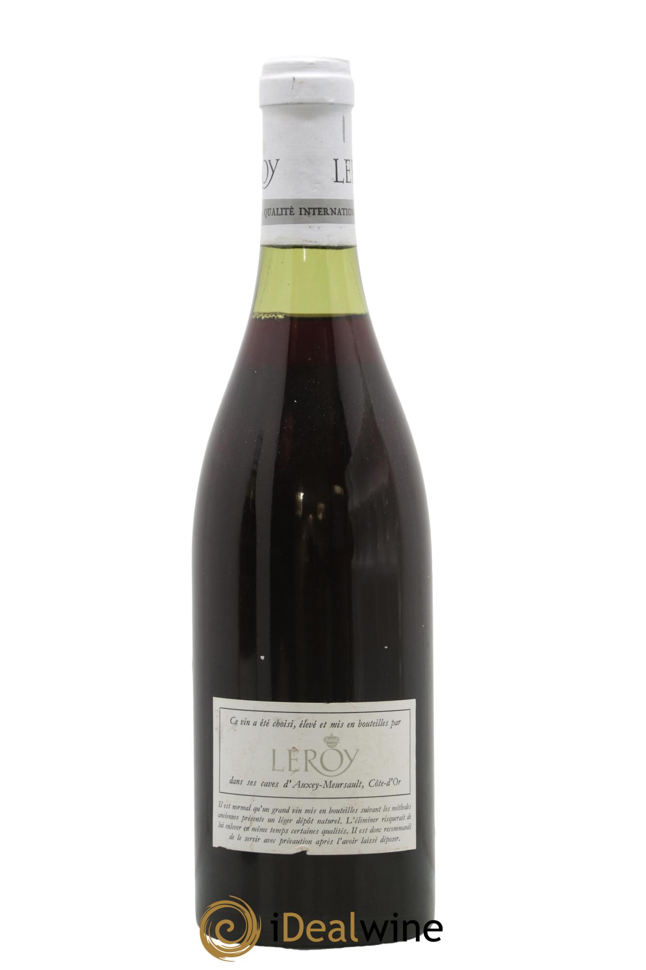 Corton Grand Cru Leroy SA 1958 - Posten von 1 Flasche - 1