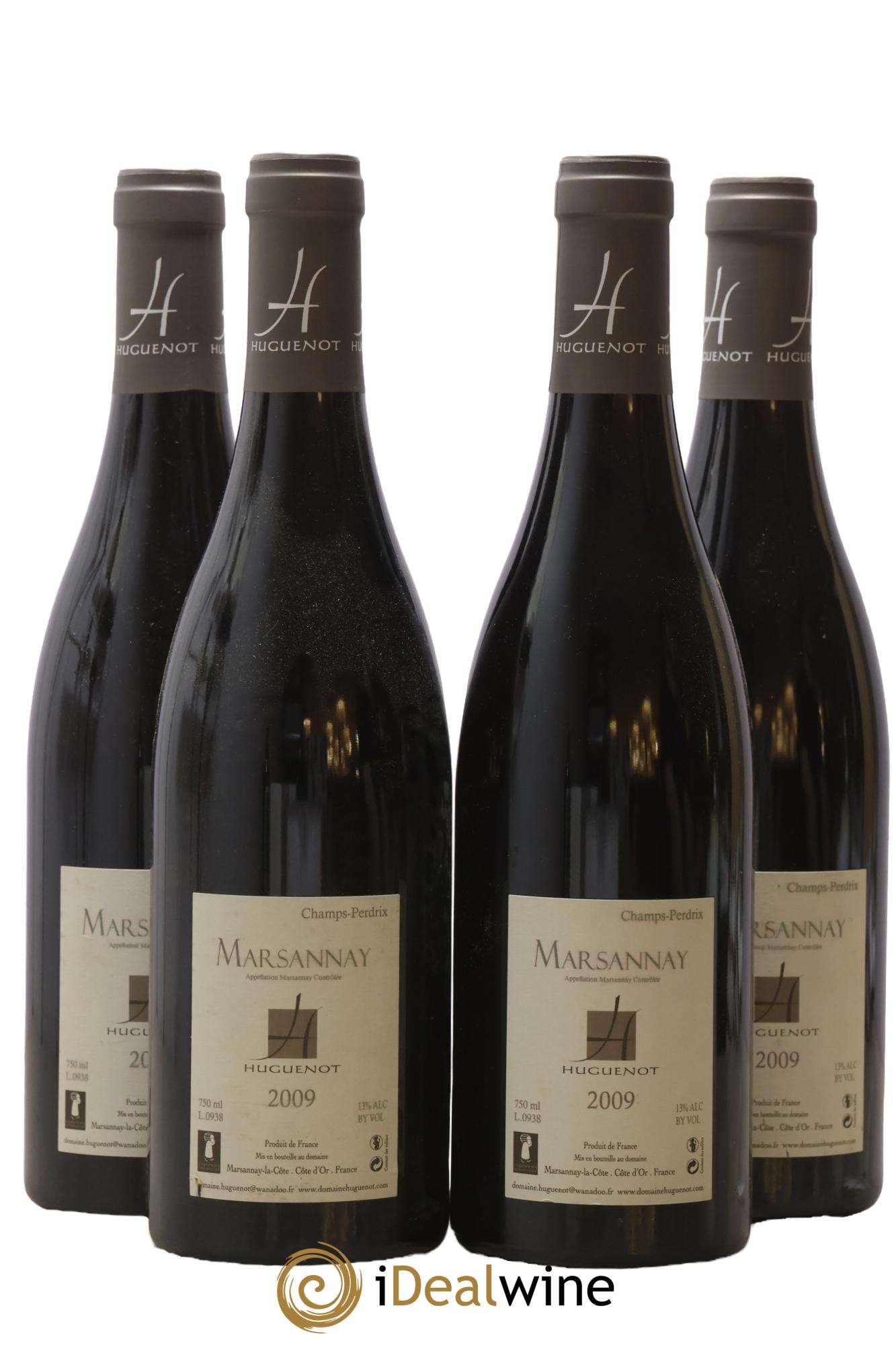 Marsannay Champs Perdrix Huguenot 2009 - Lot de 4 bouteilles - 1