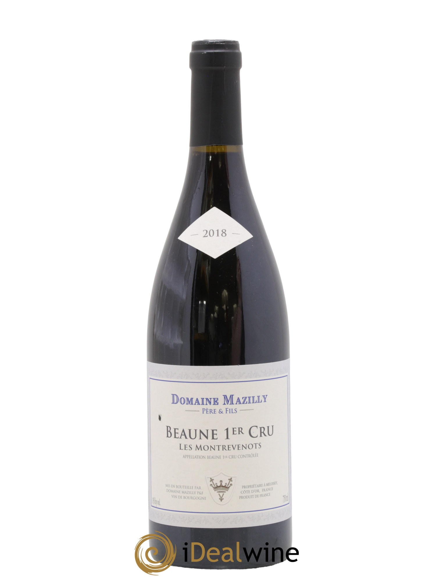Beaune 1er Cru Les Montrevenots Domaine Mazilly 2018 - Lot de 1 bouteille - 0