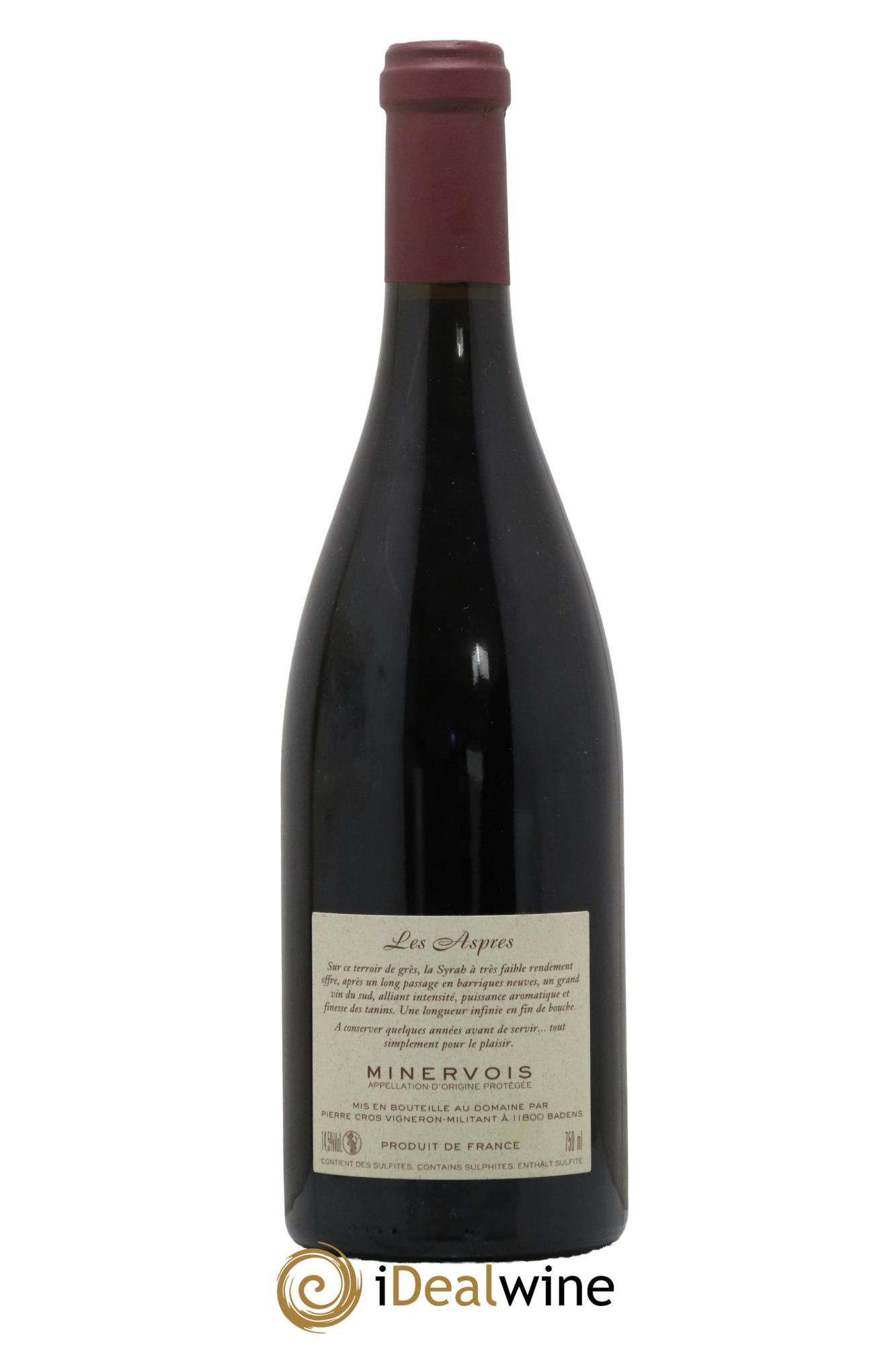 Minervois Les Aspres Pierre Cros 2018 - Lot of 1 bottle - 1