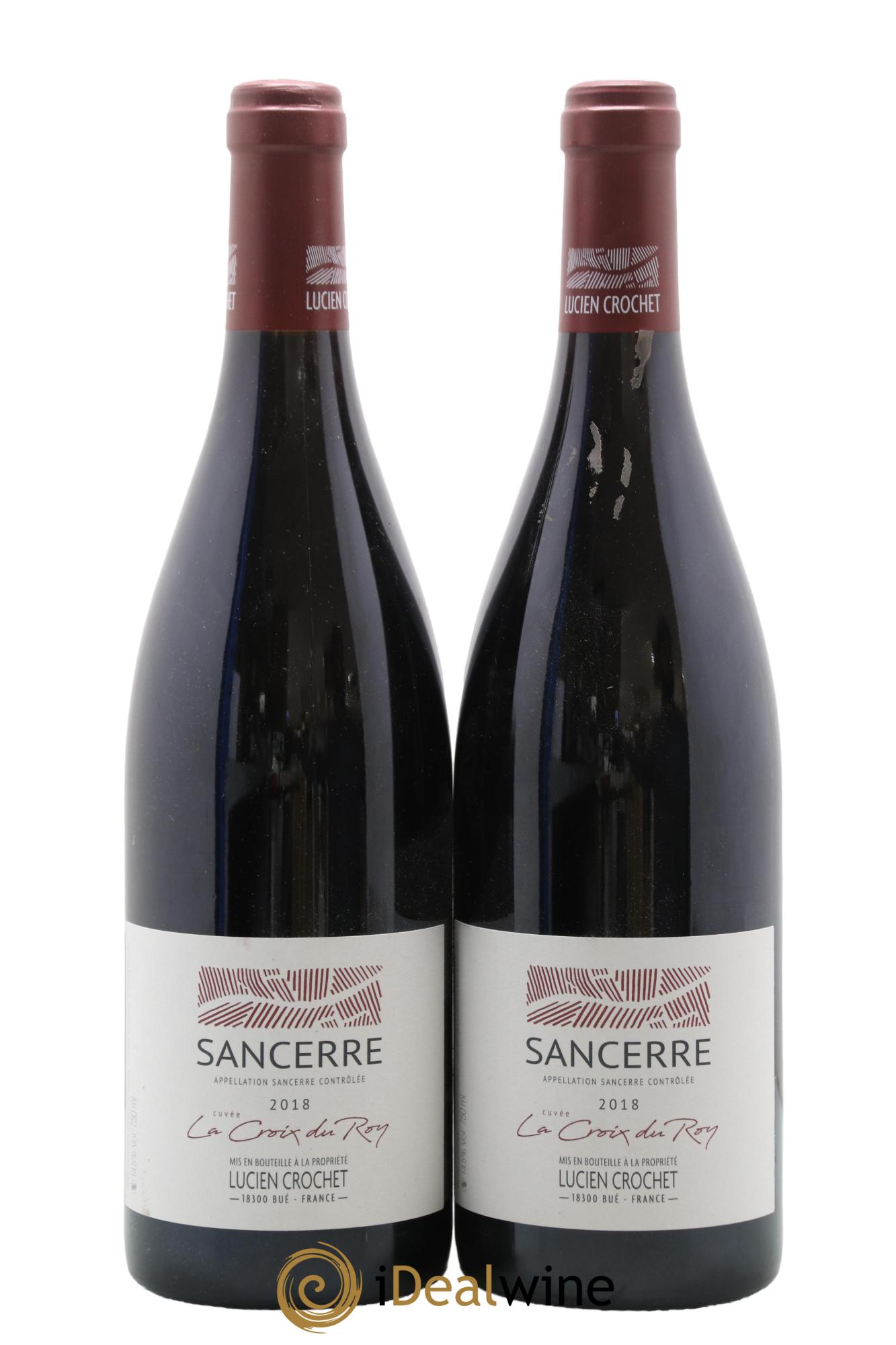 Sancerre La Croix du Roy Lucien Crochet 2018 - Lot de 2 bouteilles - 0