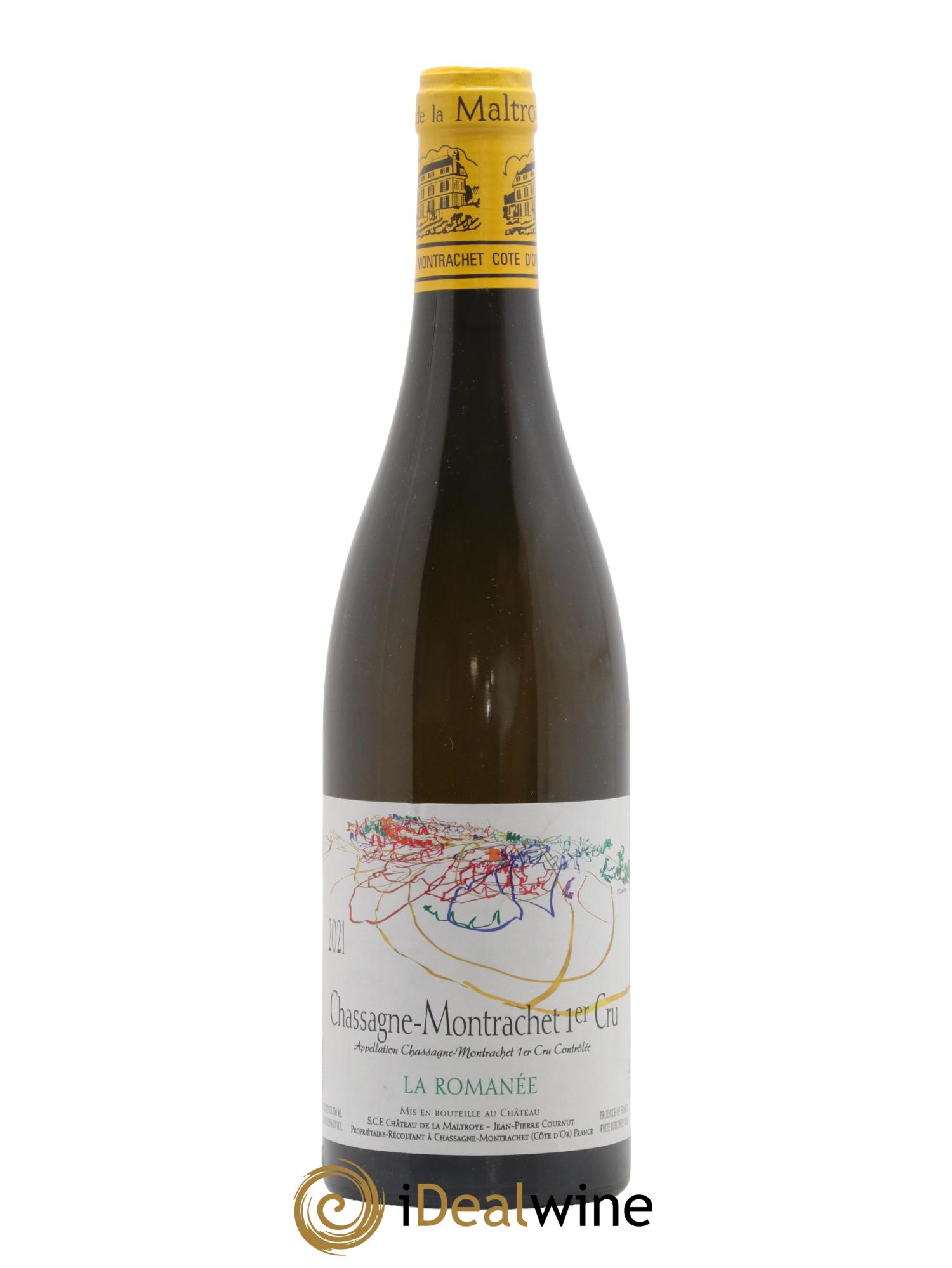 Chassagne-Montrachet 1er Cru La Romanée Château de la Maltroye 2021 - Lot of 1 bottle - 0