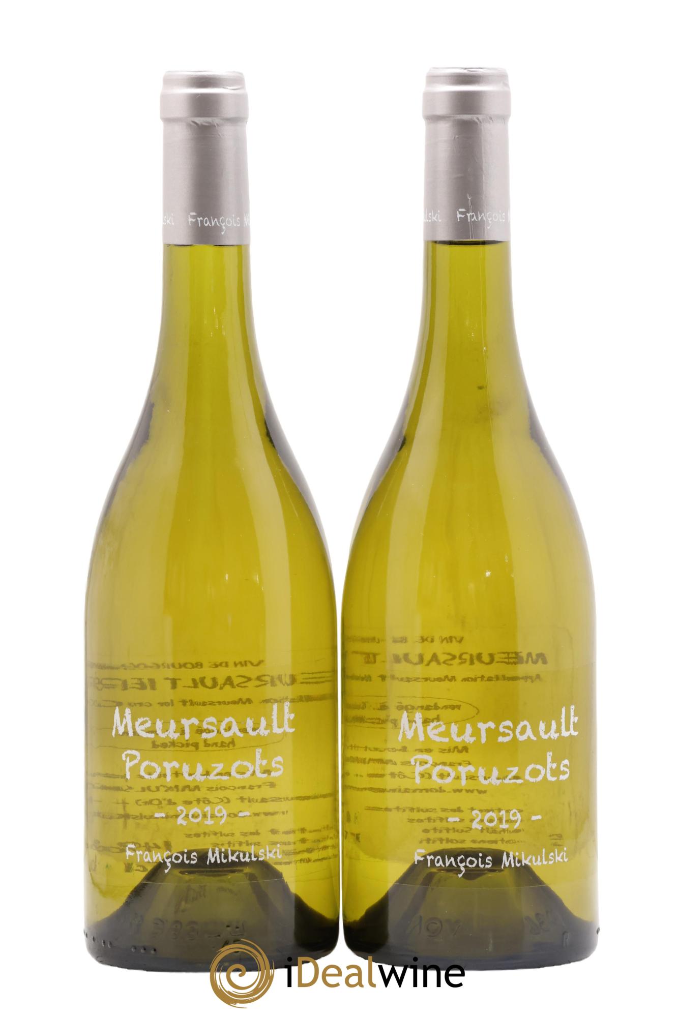 Meursault 1er Cru Poruzots François Mikulski 2019 - Posten von 2 Flaschen - 0