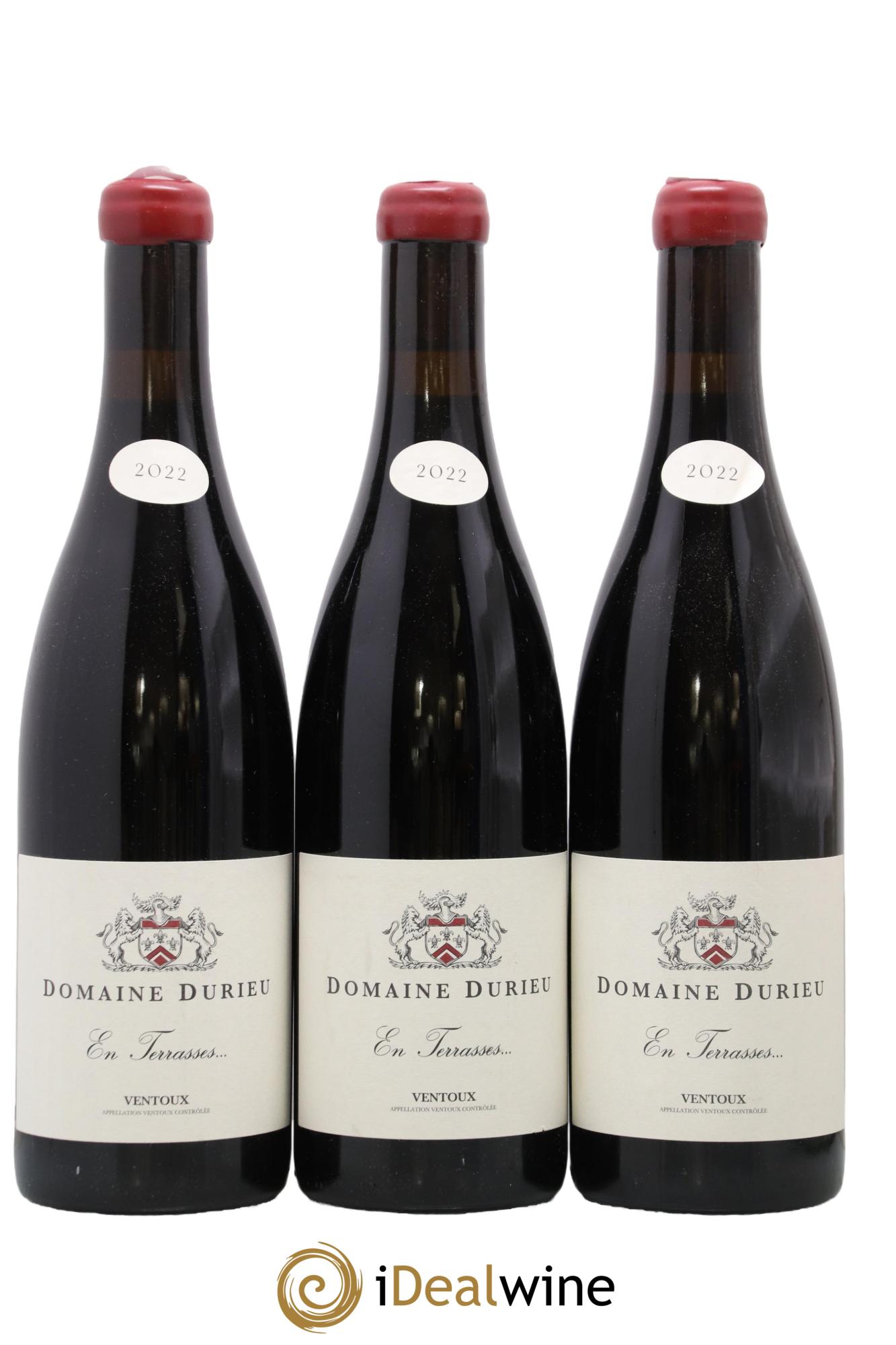 Ventoux En Terrasses Domaine Durieu 2022 - Posten von 3 Flaschen - 0