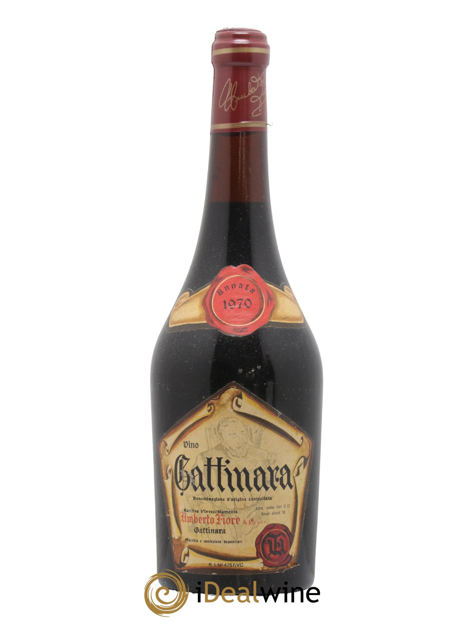Gattinara DOCG Umberto Fiore 1970 - Lot de 1 bouteille - 0