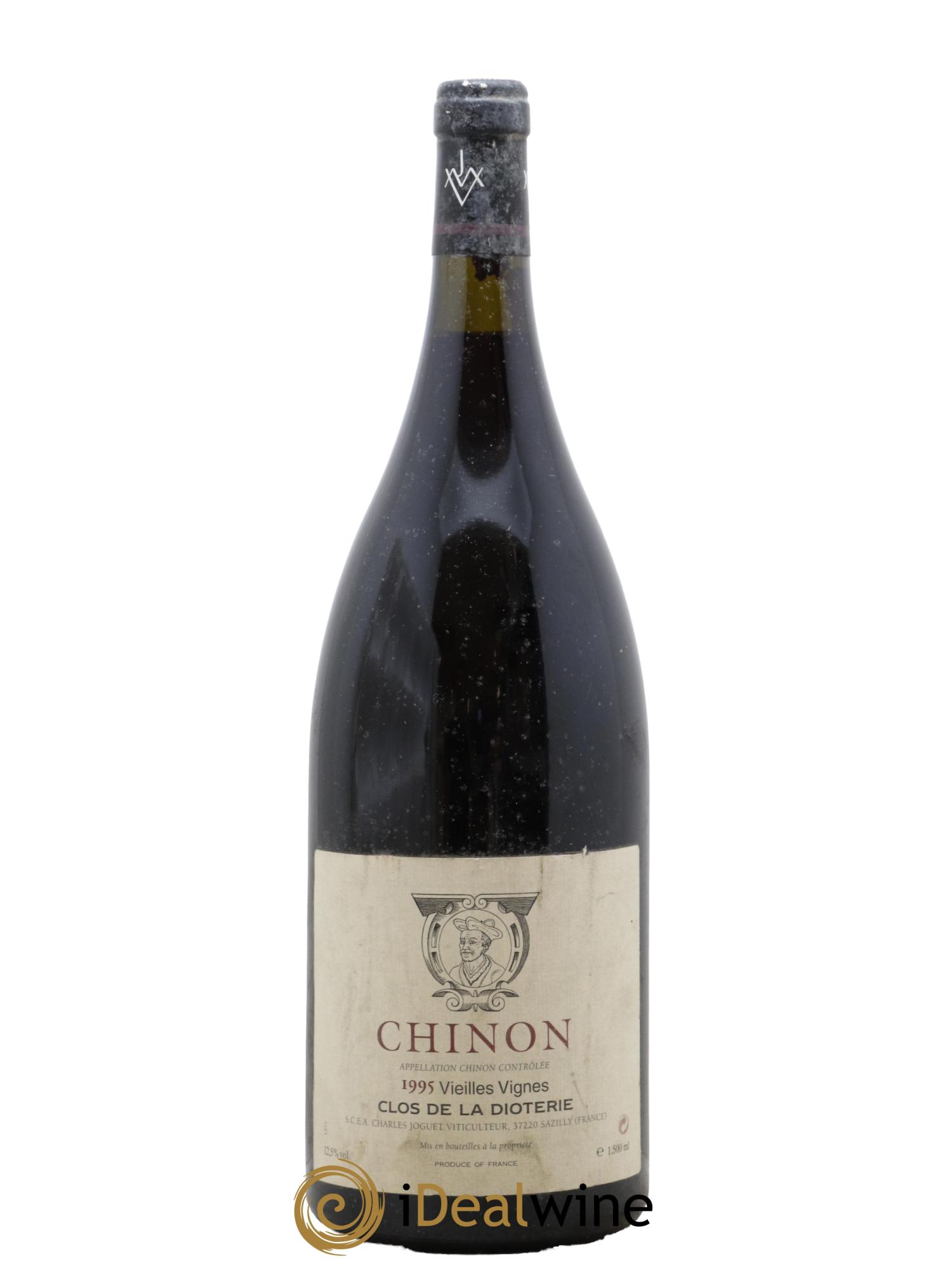 Chinon Clos de la Dioterie Vieilles Vignes Charles Joguet (Domaine) 1995 - Lot de 1 magnum - 0