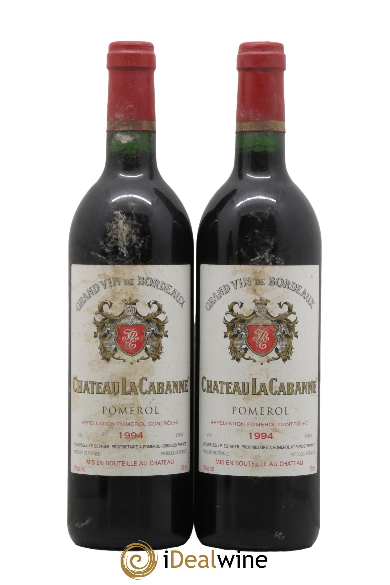 Château la Cabanne 1994 - Lot de 2 bouteilles - 0