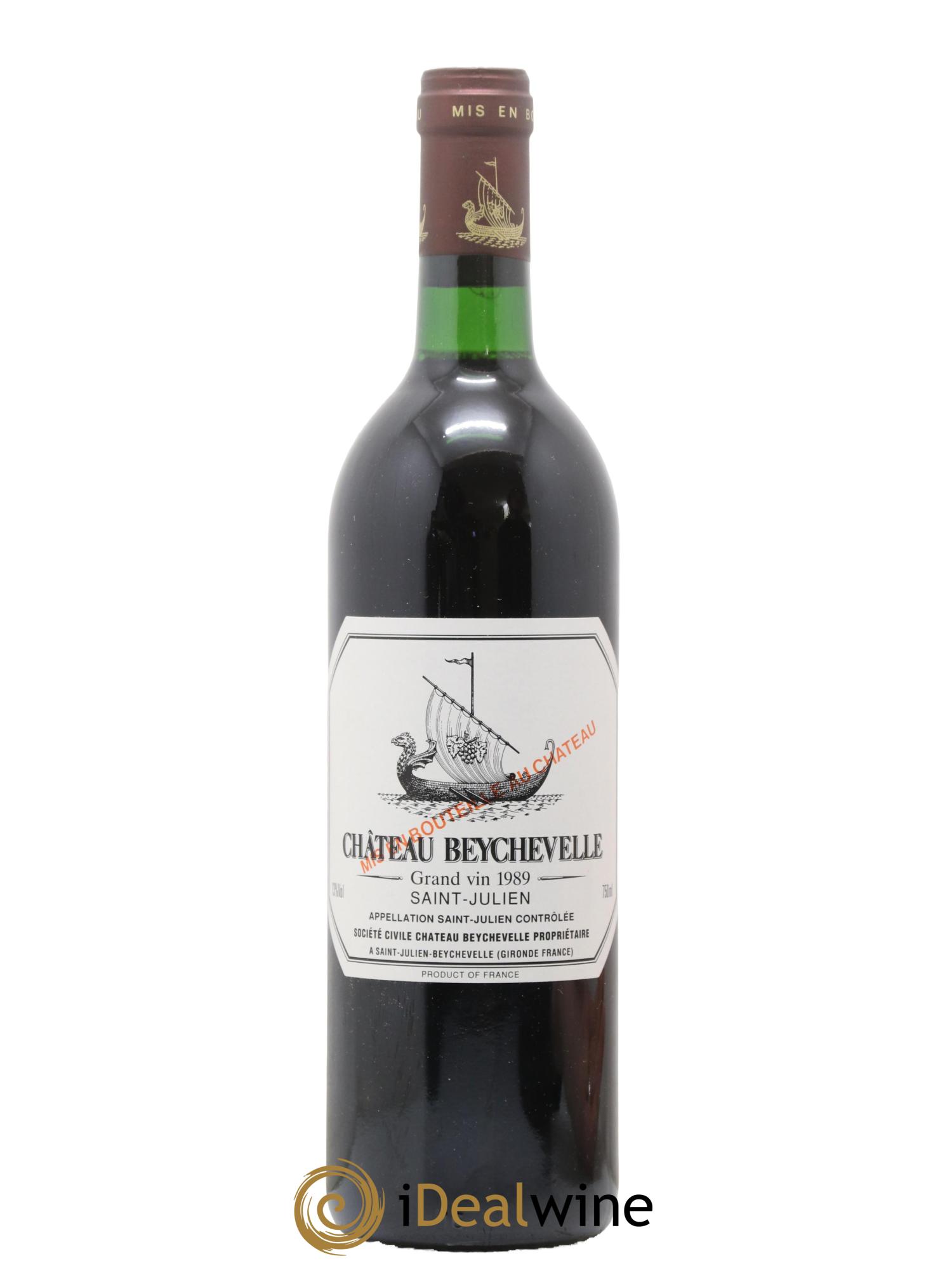 Château Beychevelle 4ème Grand Cru Classé 1989 - Lot de 1 bouteille - 0