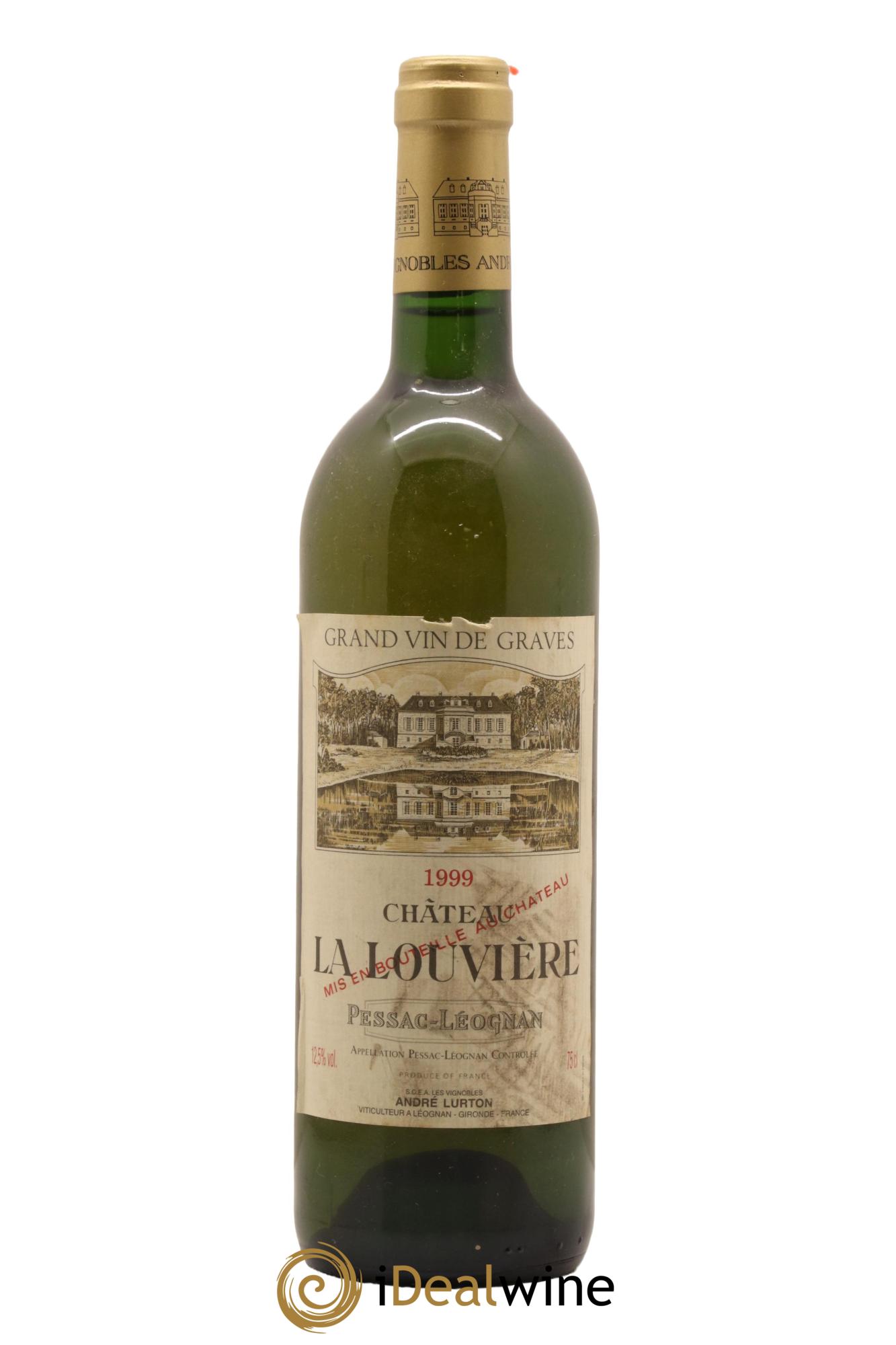 Château la Louvière 1999 - Lot de 1 bouteille - 0