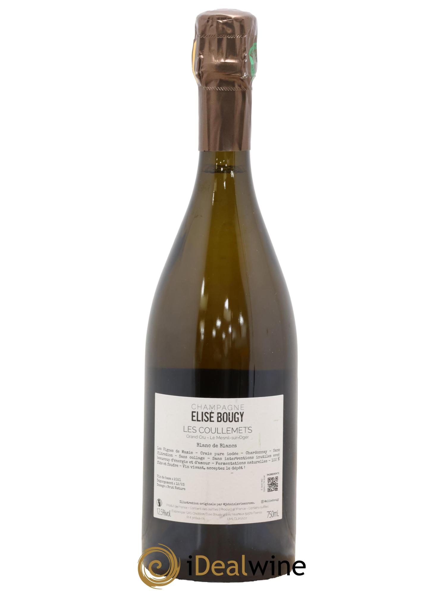 Les Coullemets Elise Bougy 2021 - Lot de 1 bouteille - 1